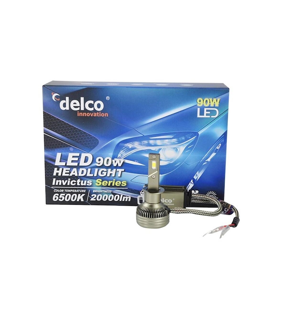 CRN Delco İnvictus  H1 Led Xenon Far Ampulü 20000 Lümen 6500K