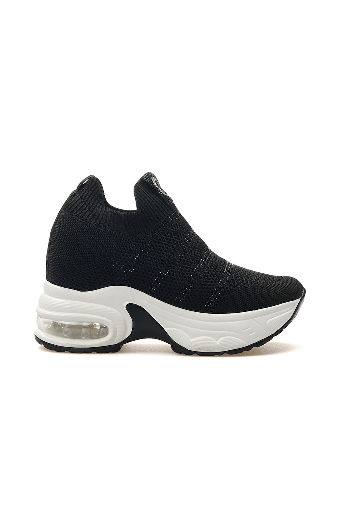 GUJA Kadın Taş Detaylı Gizli Dolgu Topuk Sneaker Günlük Ayakkabı 25y 25y300-4 Z