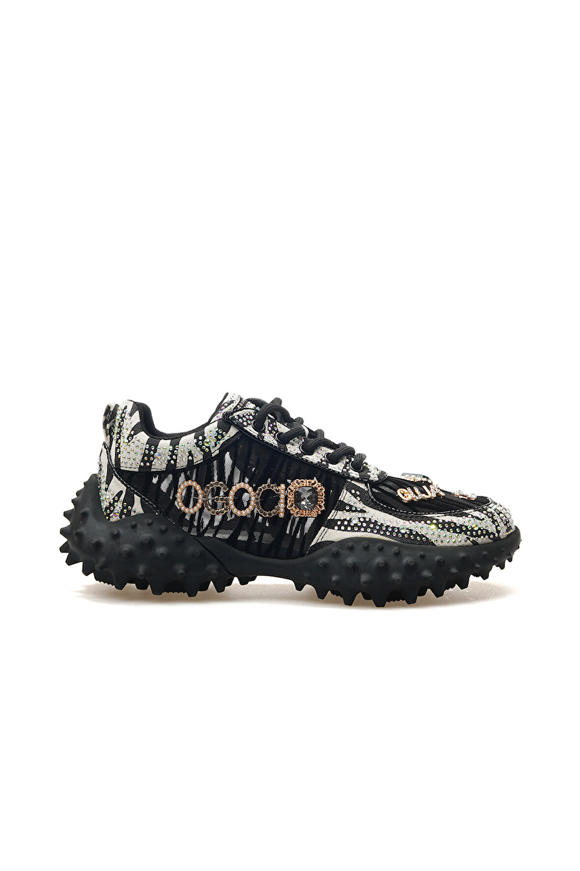 GUJA Kadın Taş Detaylı Sneaker Günlük Ayakkabı 25y 25y338 Z
