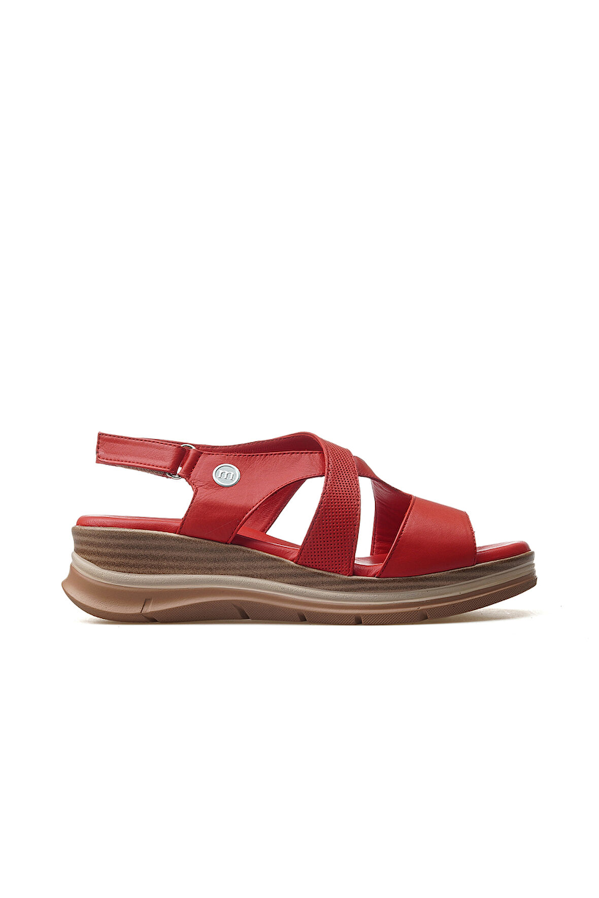 MAMMAMİA Kadın Hakiki Deri Topuklu Günlük Sandalet 25y D25ys-2790 Z