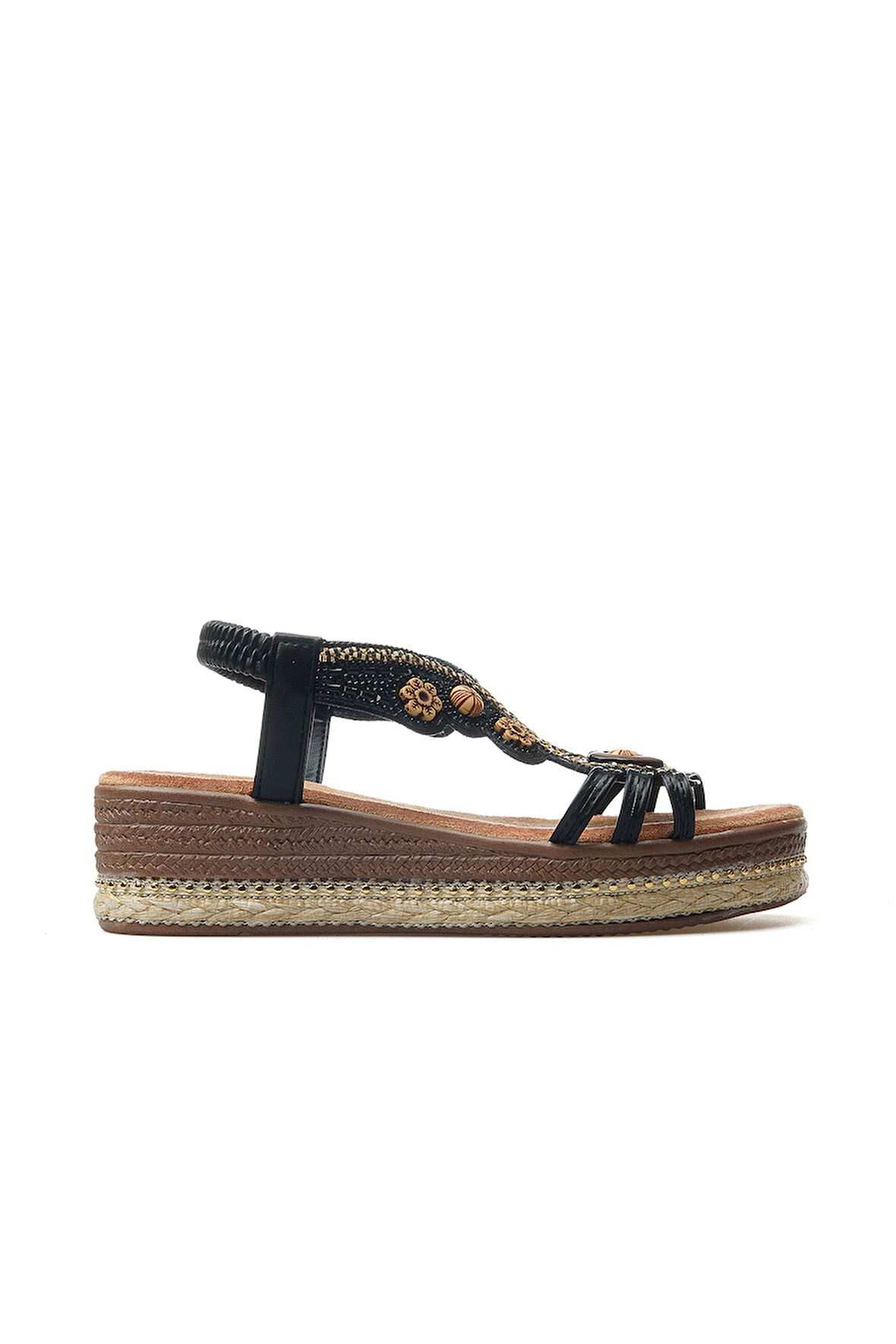 GUJA Kadın Taş Detaylı Günlük Sandalet 25y 25y171-1 Z