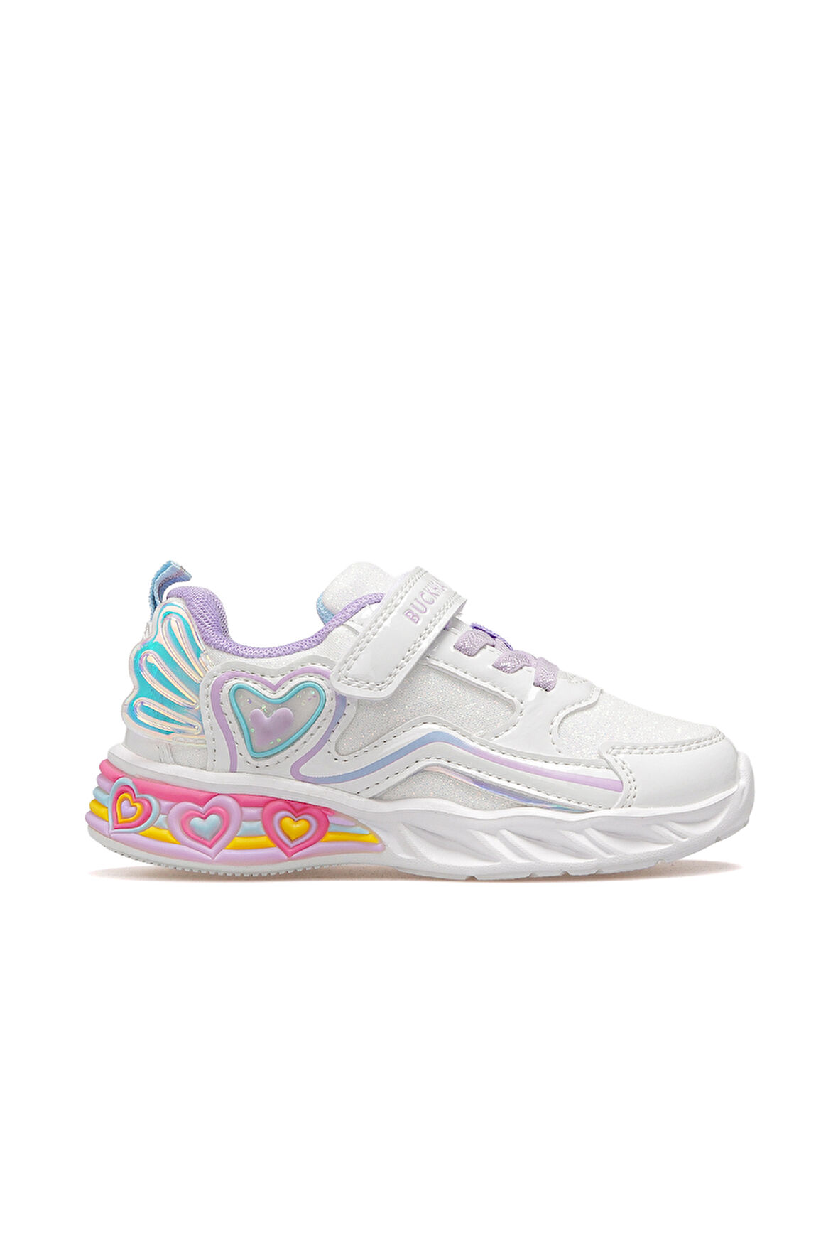 BUCKHEAD Berry Kız Çocuk Hafif Işıklı Sneaker Spor Ayakkabı 25k Buck3046