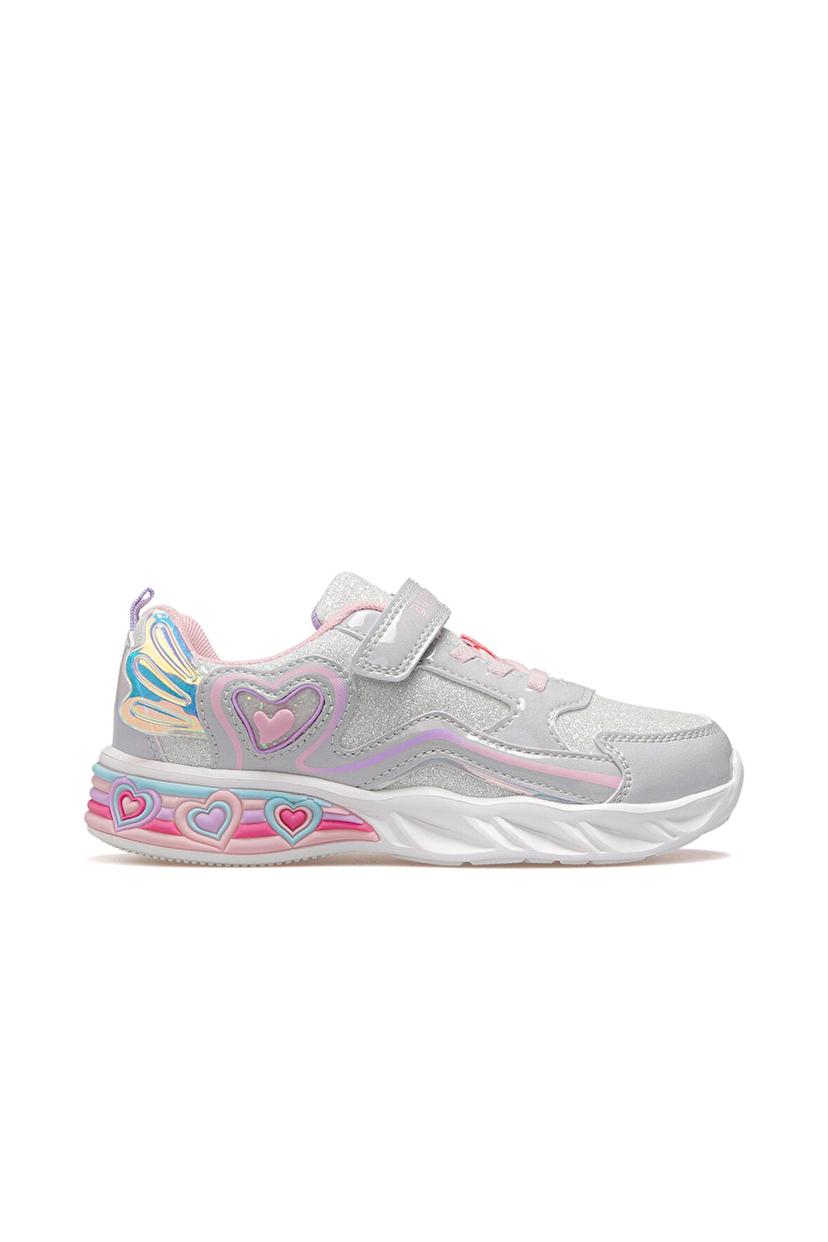 BUCKHEAD Berry Kız Çocuk Hafif Işıklı Sneaker Spor Ayakkabı 25k Buck3046