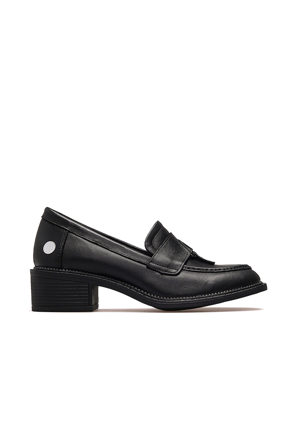 MAMMAMİA Kadın Hakiki Deri Topuklu Loafer Günlük Ayakkabı 25k D25ka-7210 Z