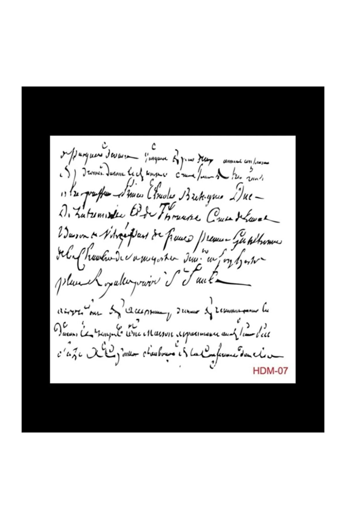 Hdm07 Home Dekor Stencil