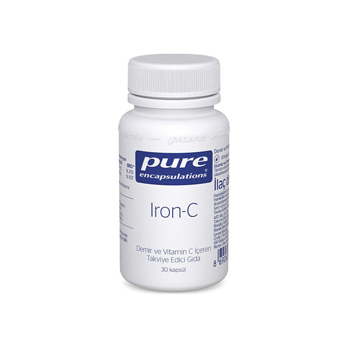 Pure Encapsulations Iron-C 30 Kapsül