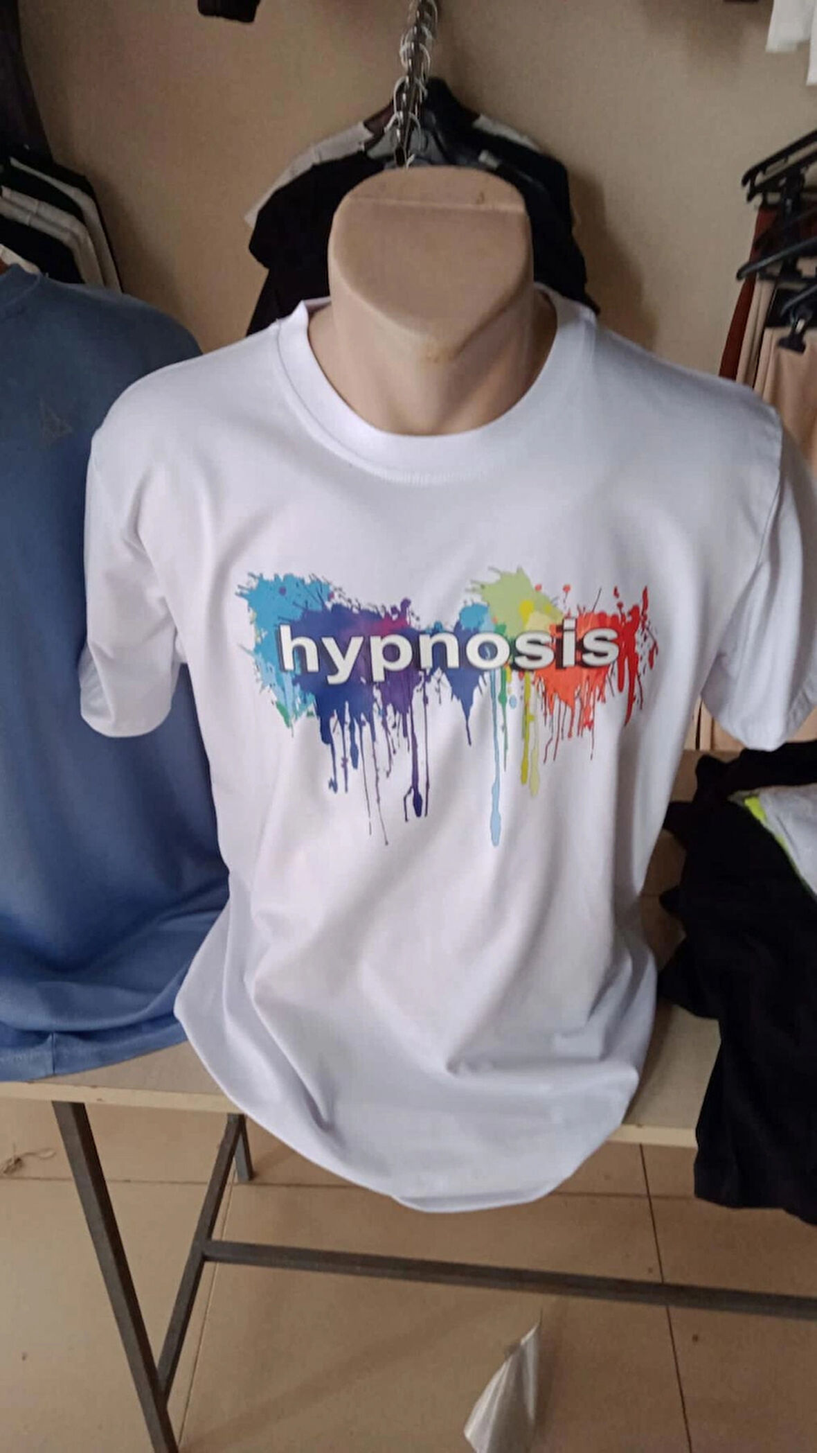 hypnosis baskılı tshırt