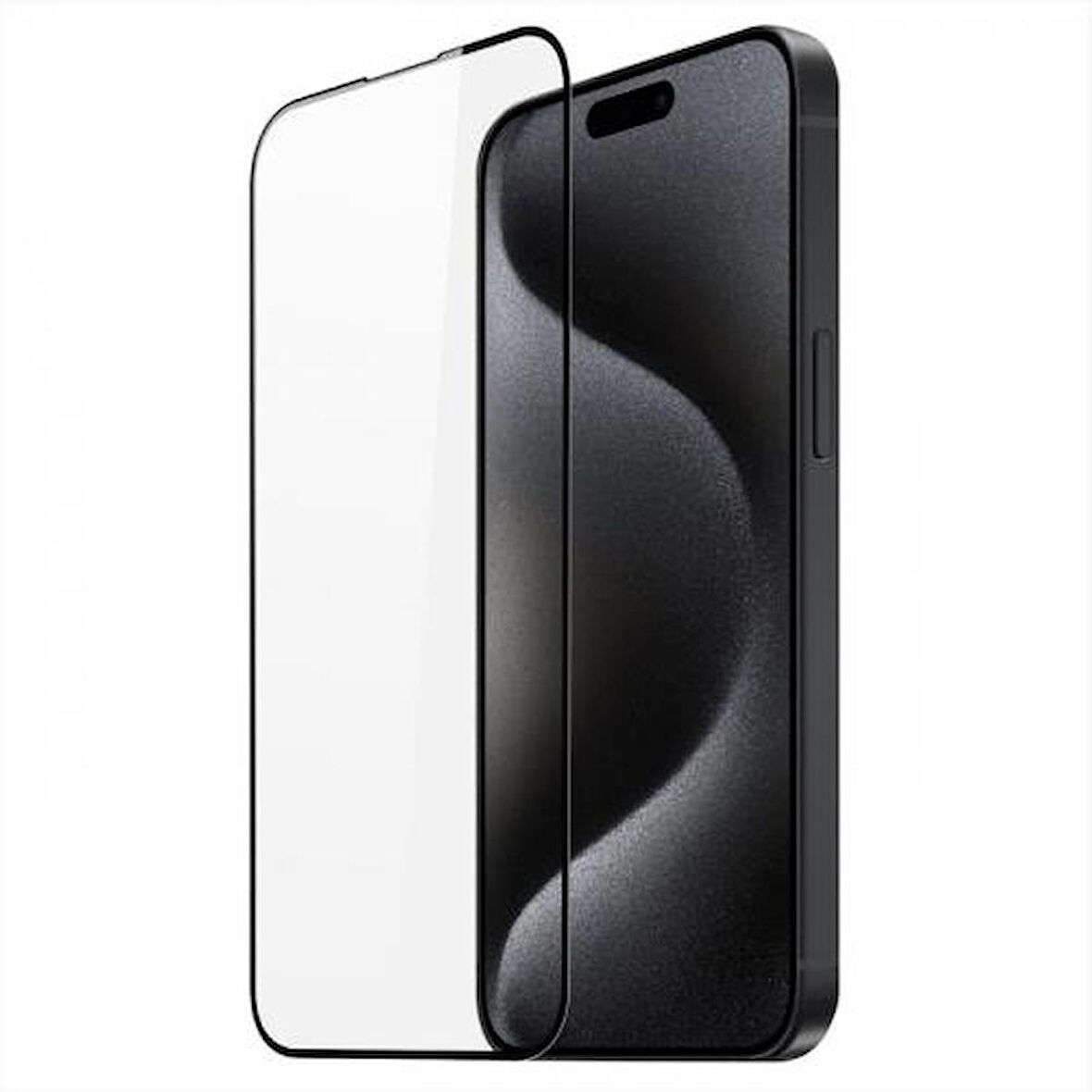 Coofbe 9H Parmak İzi Bırakmaz 0,3MM İnce Full Kaplama HD Cam iPhone 15 Pro Max Ekran Koruyucu oleofobik 