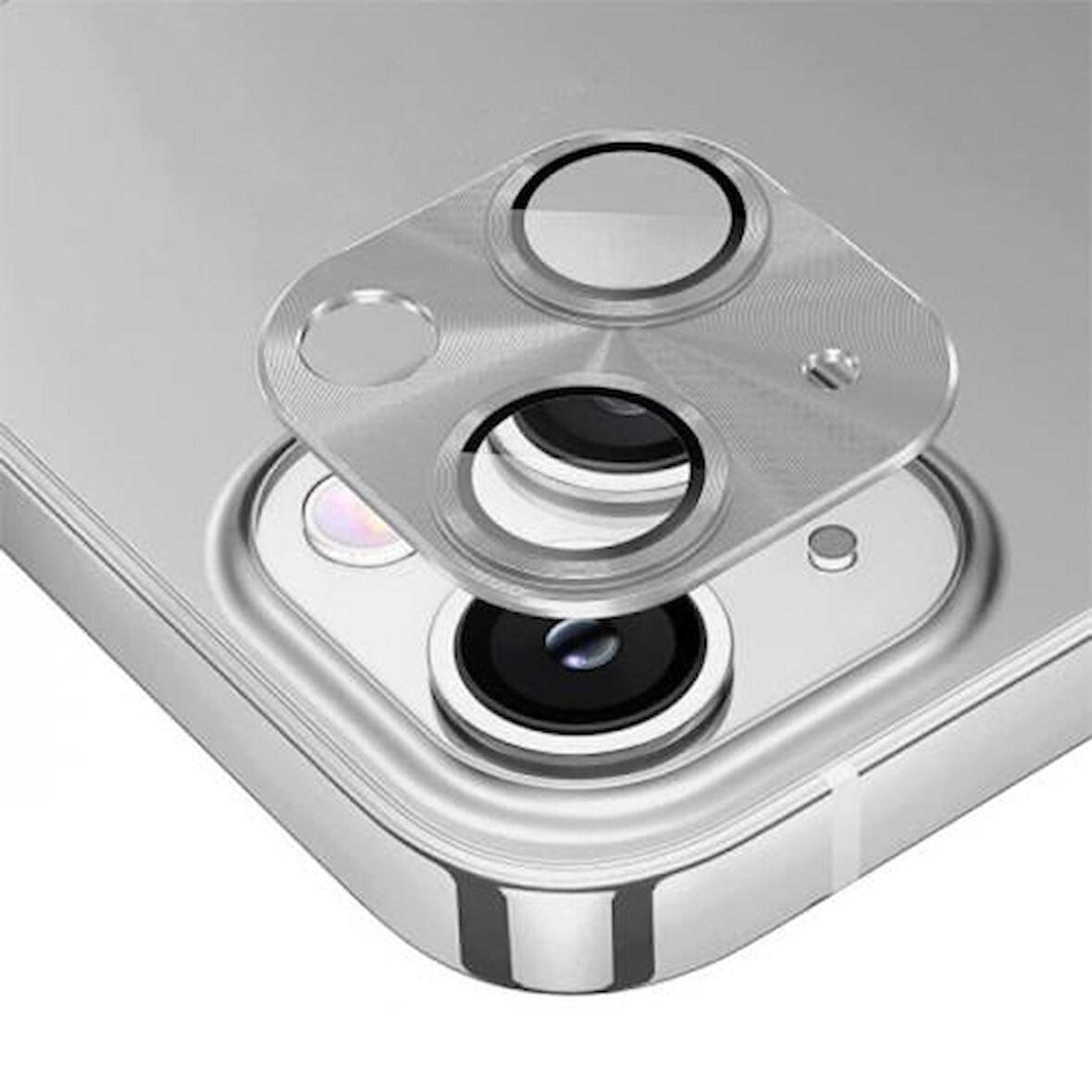 Coofbe 3D Hd Görüntü Tempered Metal İphone 15 Kamera Koruma Camı İphone 15 Plus Kamera Lens Koruma