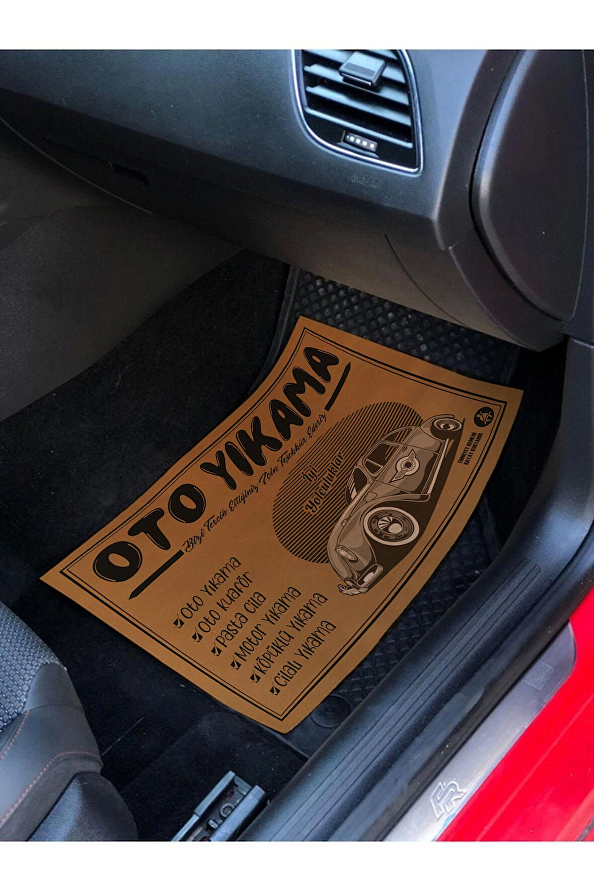 Baskılı 32X45 cm 100 gr 500 Adet Kraft Oto Paspas Kağıdı