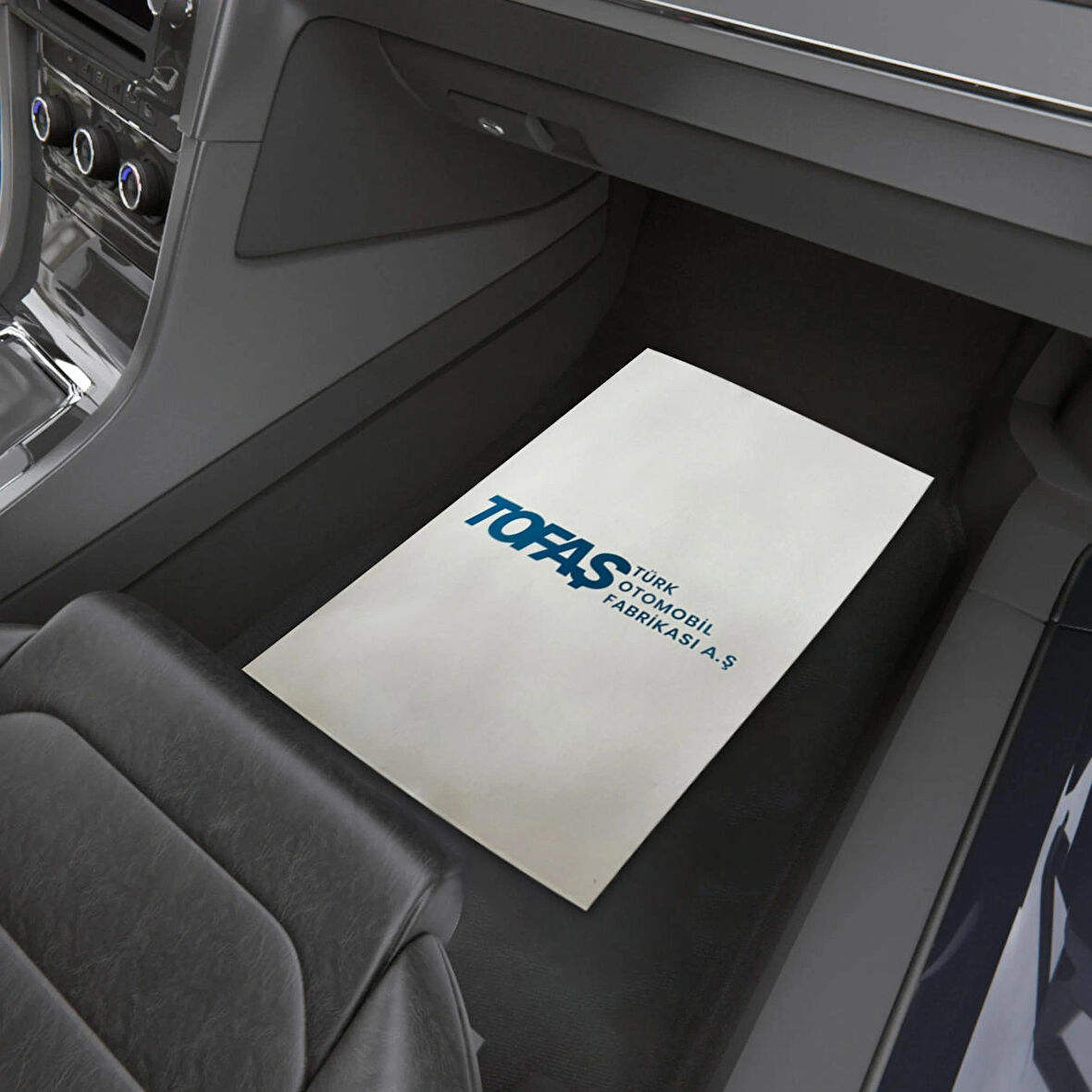 TOFAŞ KAĞIT OTO PASPAS 230 gr. PARLAK SELEFONLU 35X50 cm 50 ADET