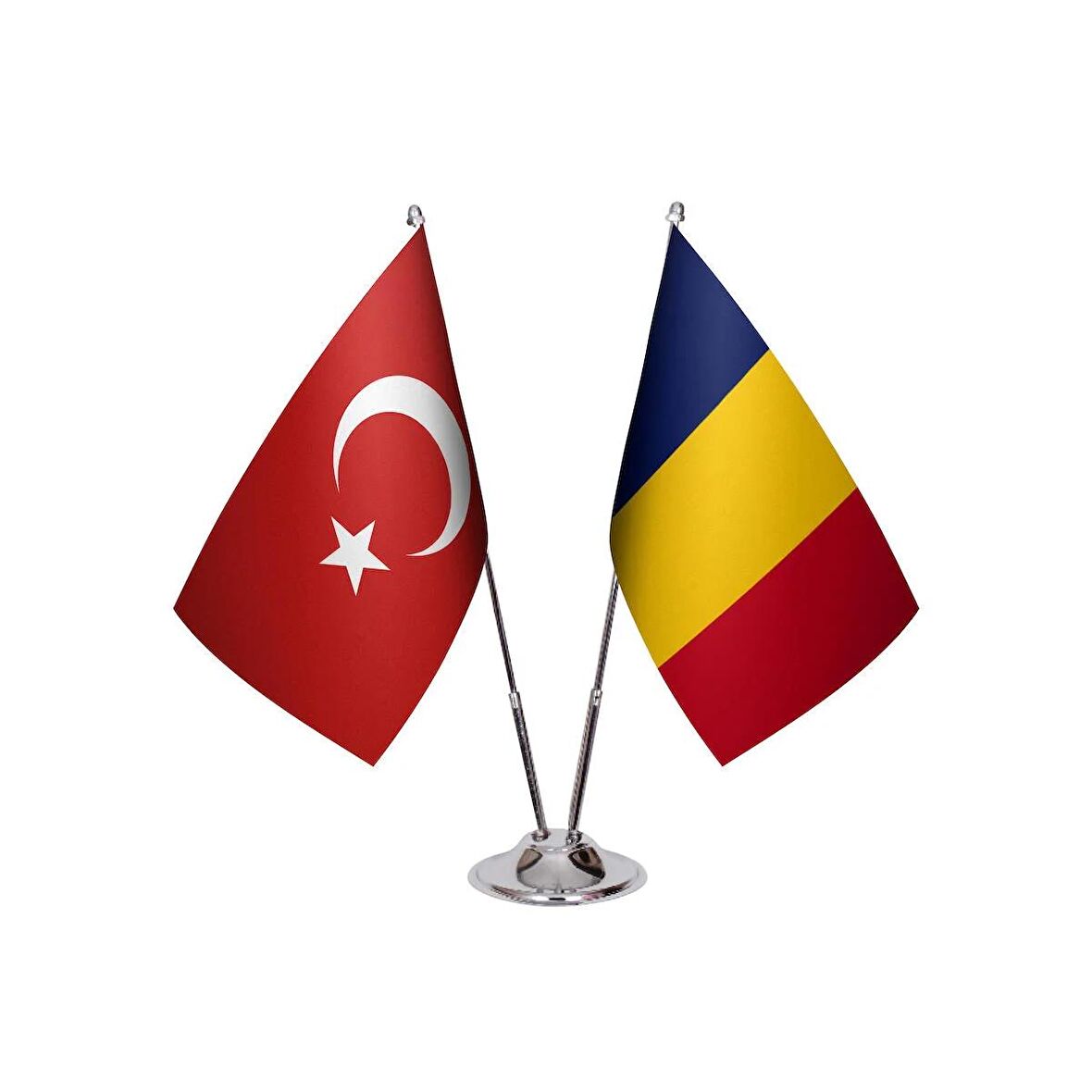 Çad İkili Masa Bayrağı 