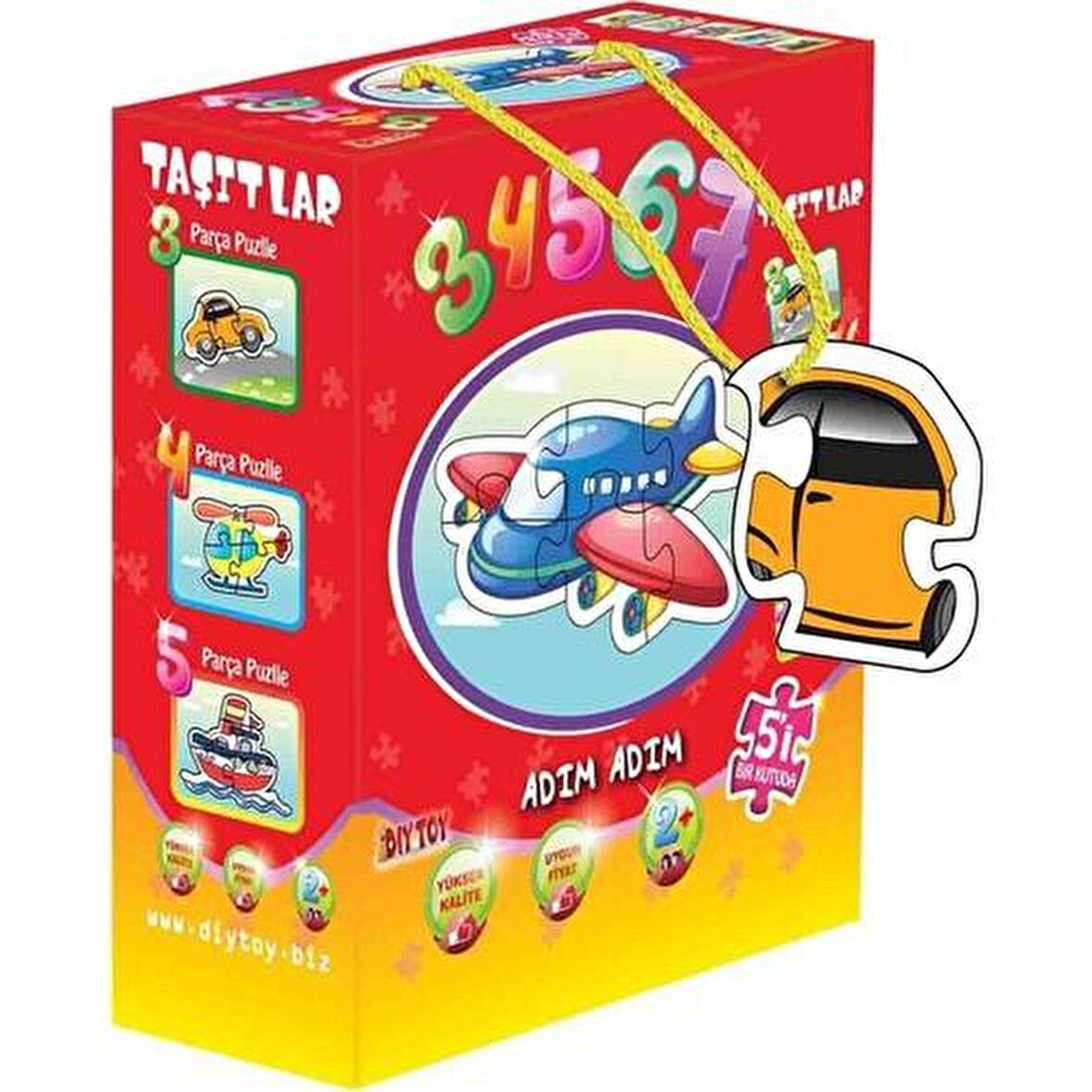 AlışVerişDevi Diytoy 3+ Yaş Büyük Boy Puzzle 25 Parça