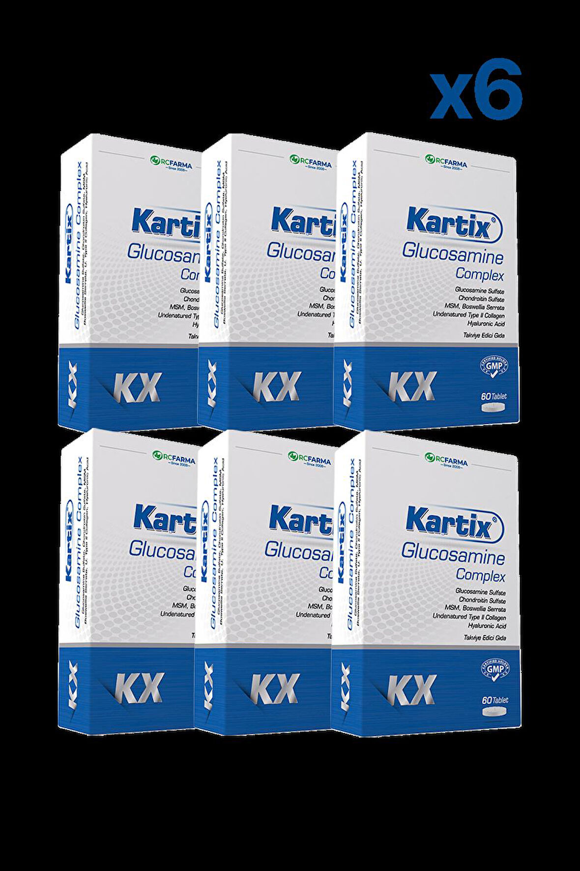 Kartix Tablet x6 Adet
