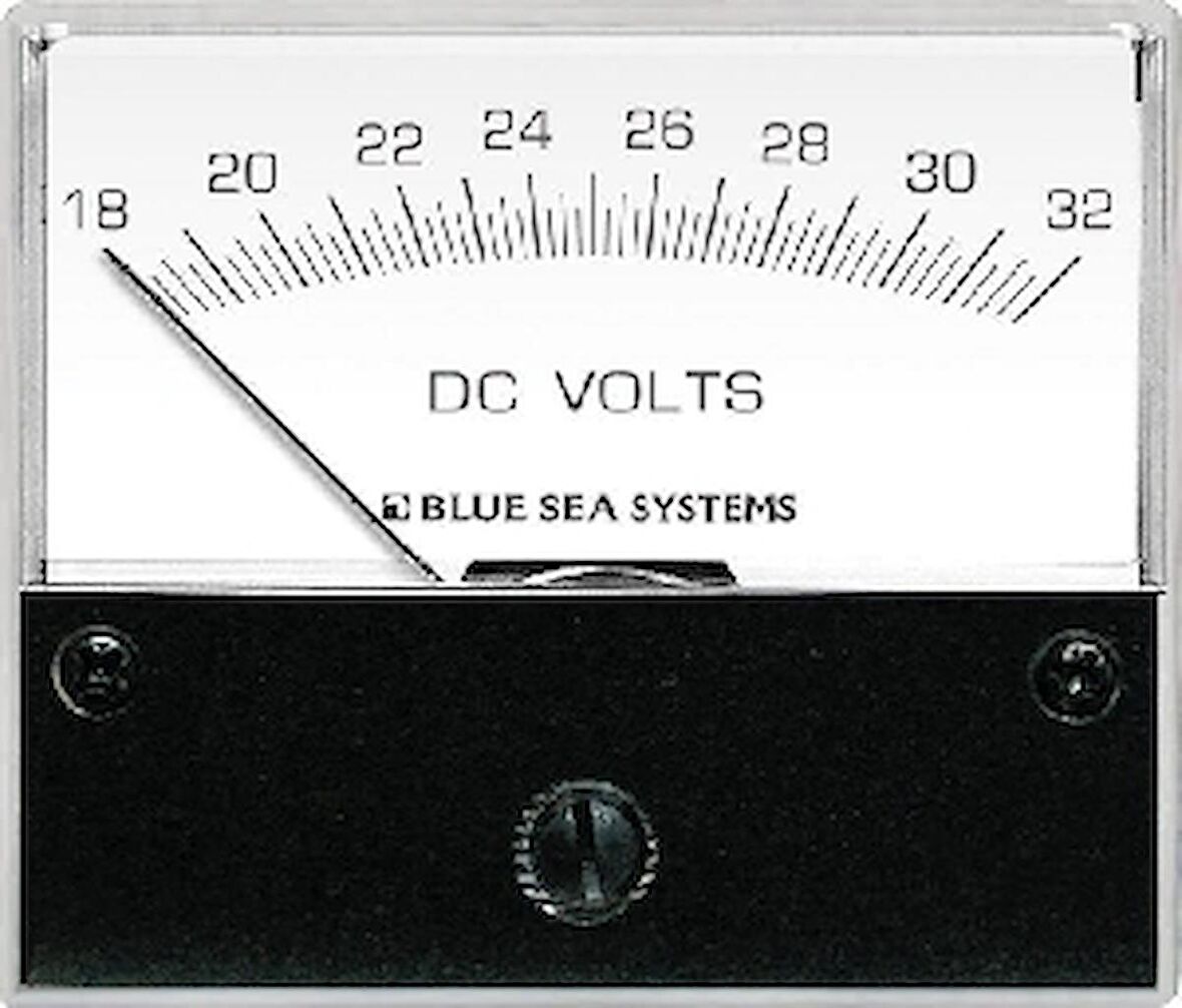 DC Voltmetre 60x71 mm 18-32V