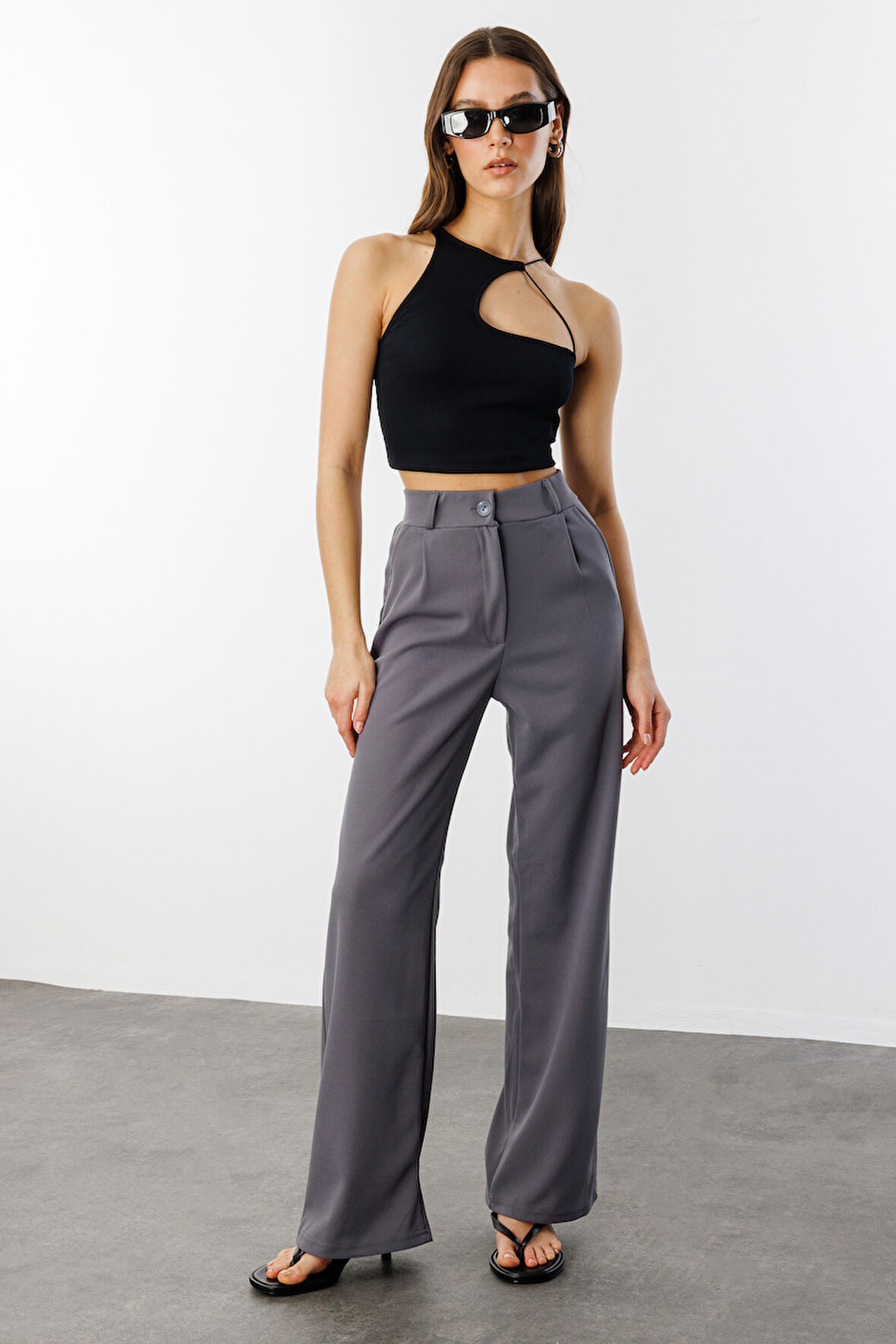 Kadın Oversize Palazzo Pantolon PANTOLON-001