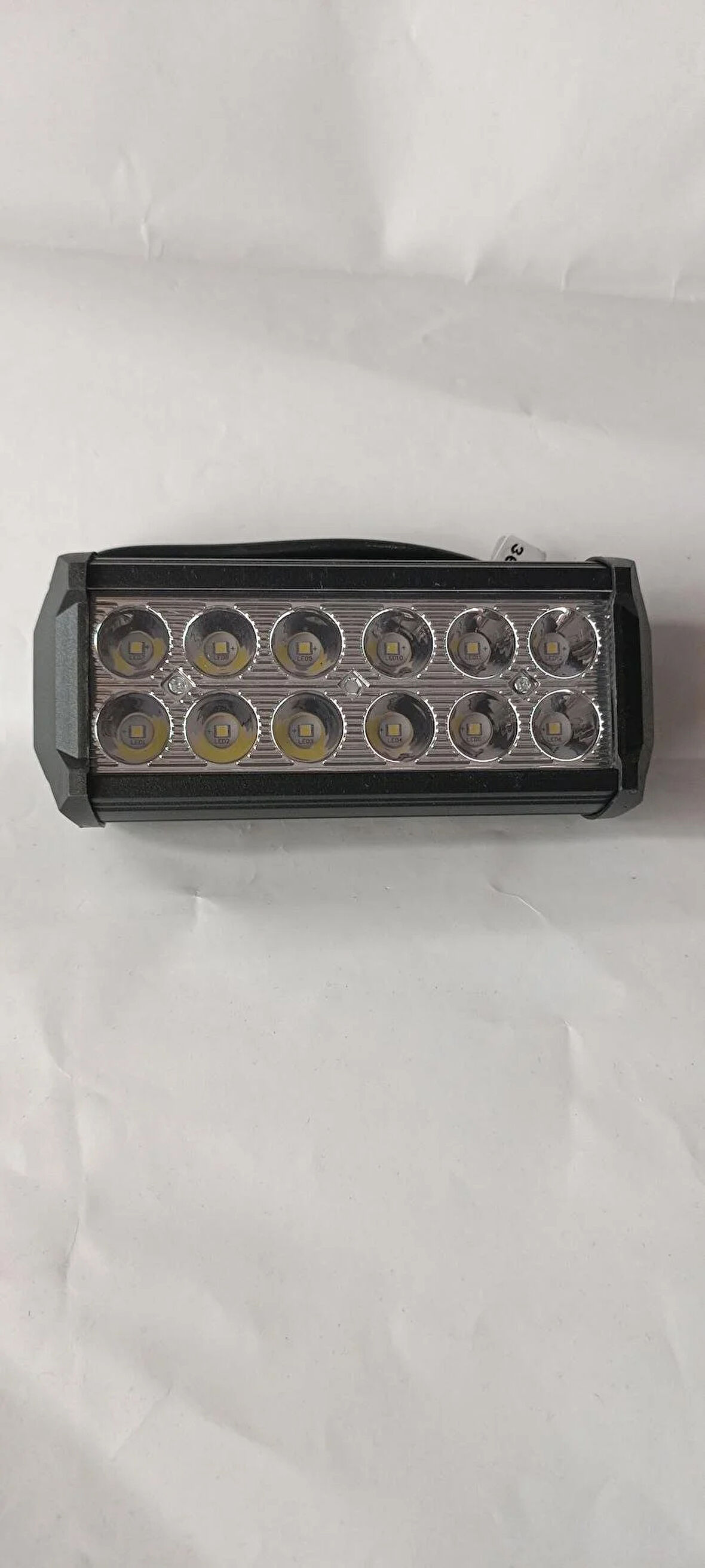 YENİLZD 12 Ledli 36w Metal Kasalı Off Road Gündüz Sis Faraı Lambası 12-24V