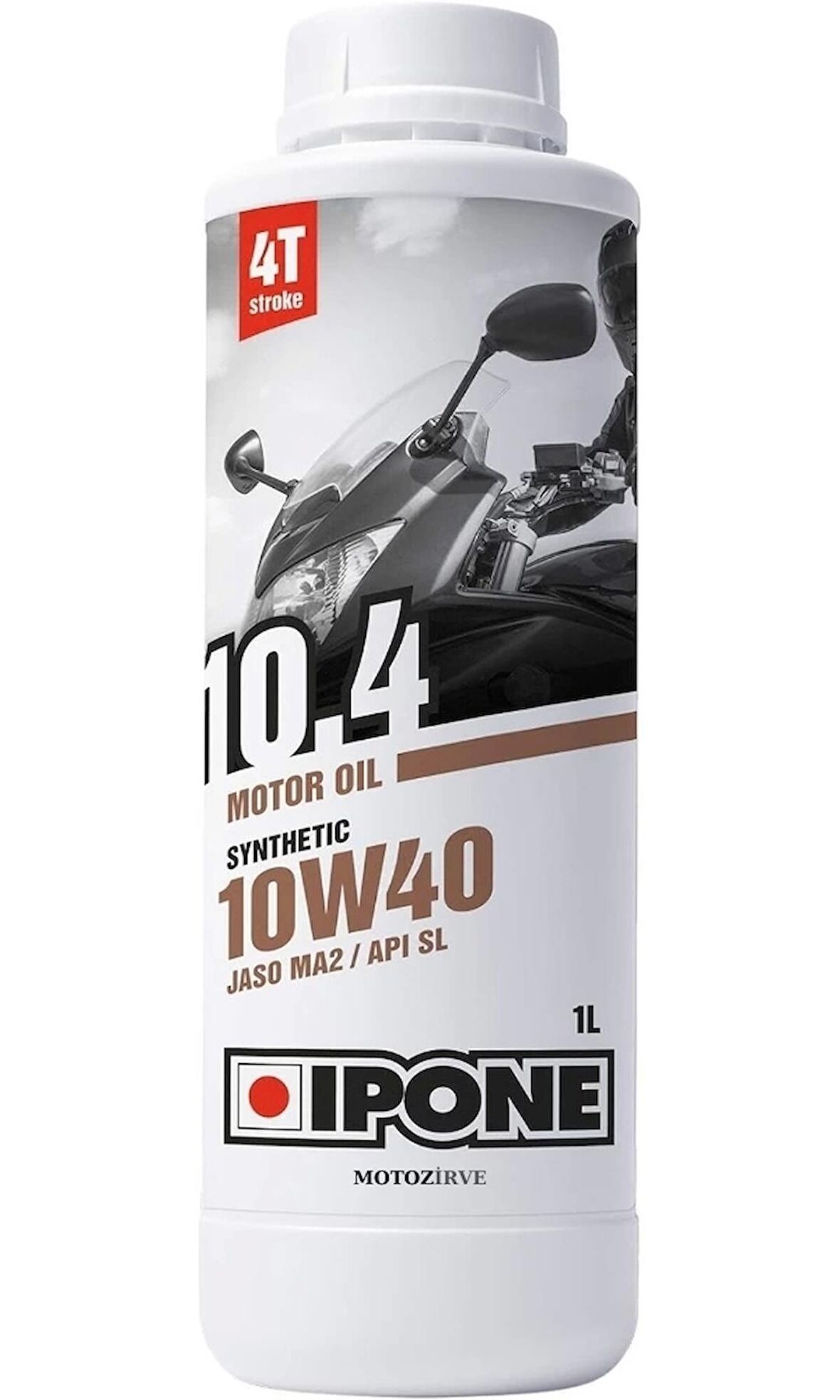 Ipone 10.4 10W40 4T Sentetik Motosiklet Yağı 1 Litre