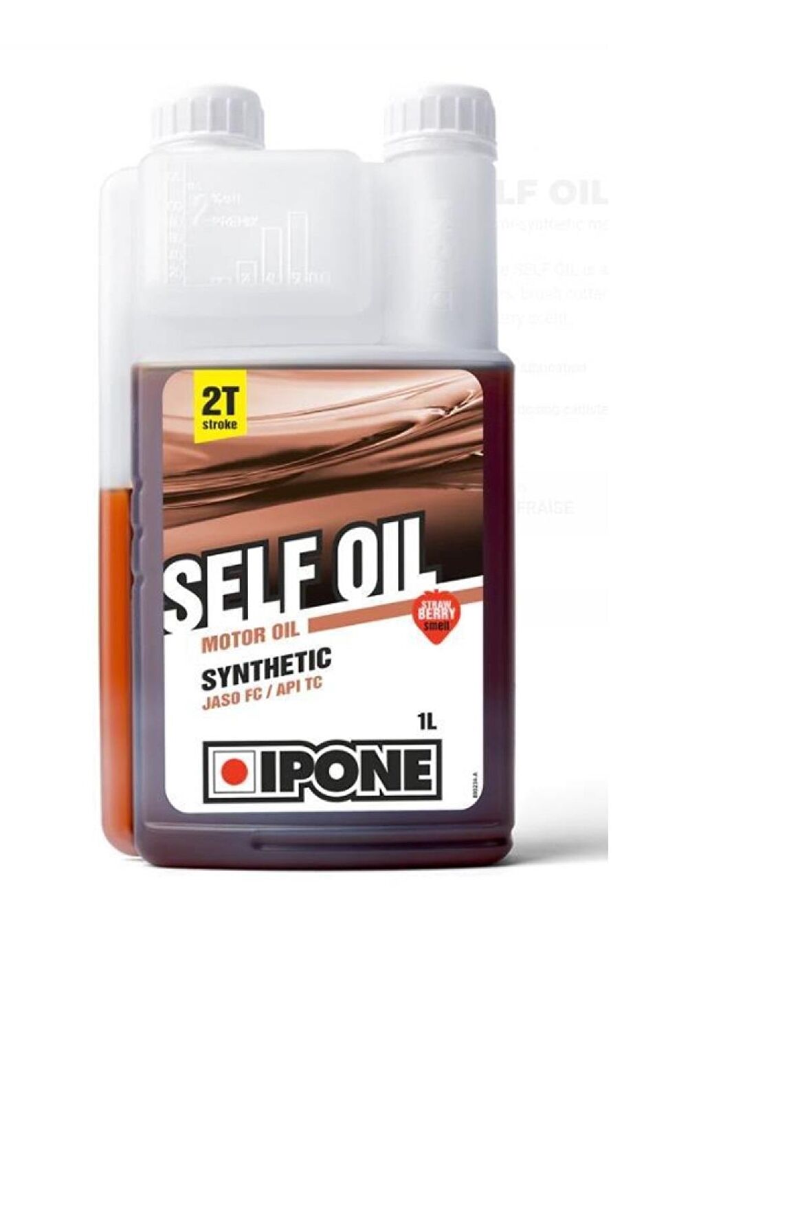 Ipone Synthetic Çilek Kokulu Motosiklet Yağı 1 lt 