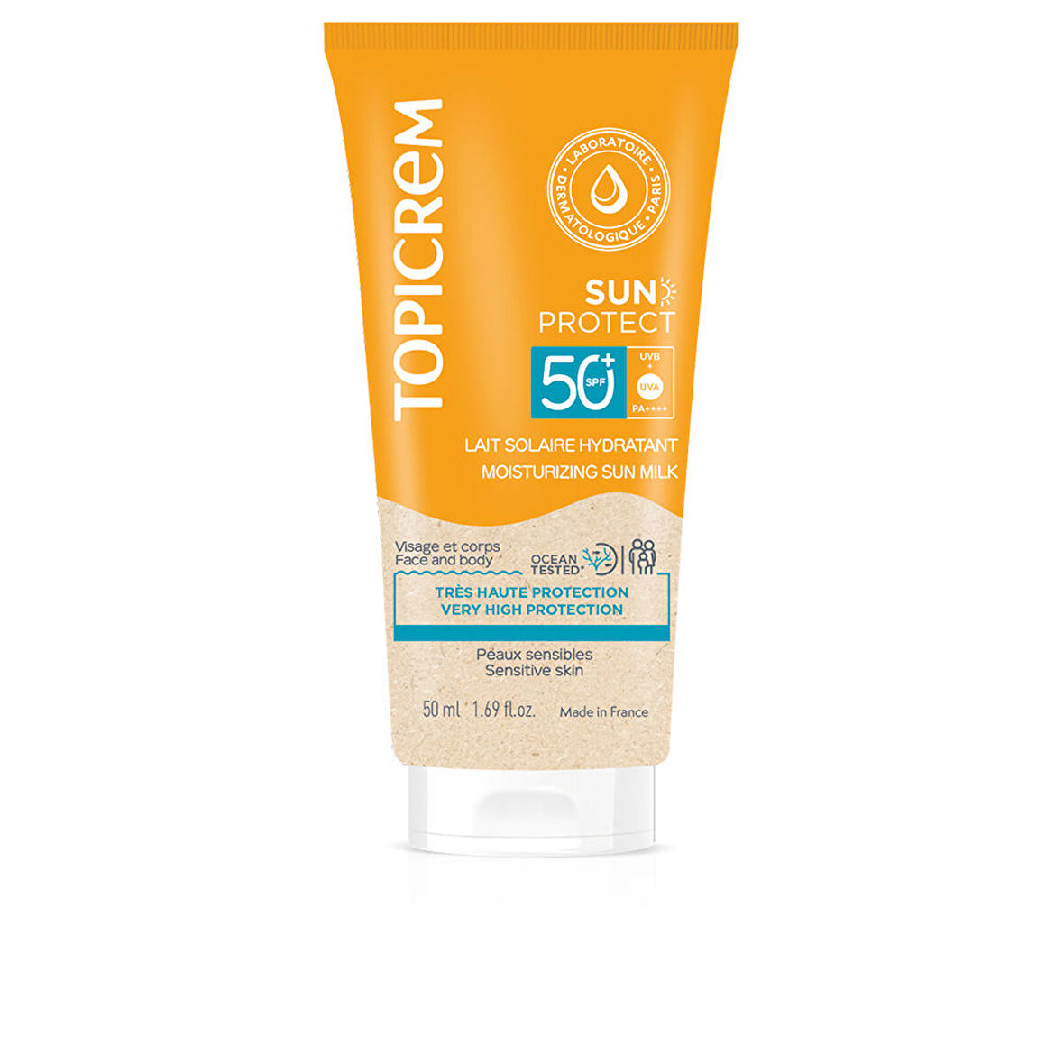 Topicrem Moisturizing Sun Milk SPF50+ 50 ml