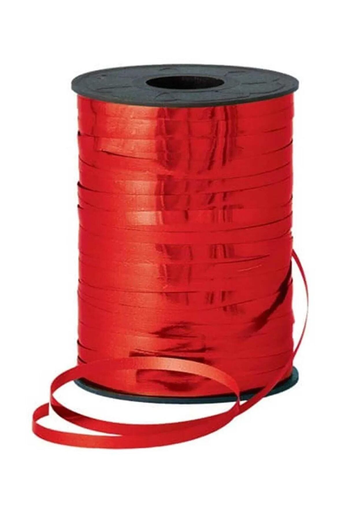 Rafya Metalik Kırmızı 8 Mm. 200 Mt.