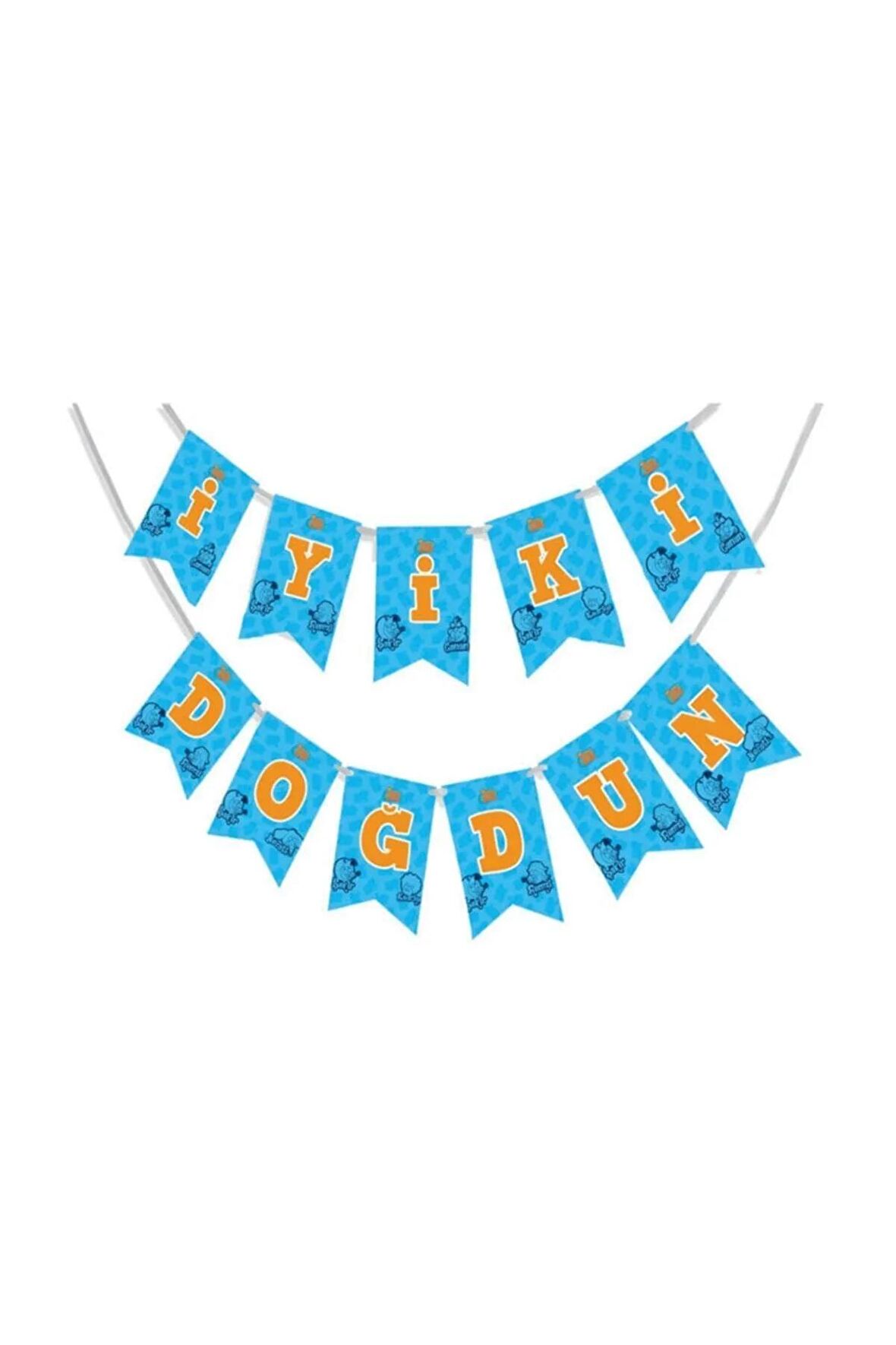 Kral Şakir Action Temalı İyiki Doğdun Set Harf Banner