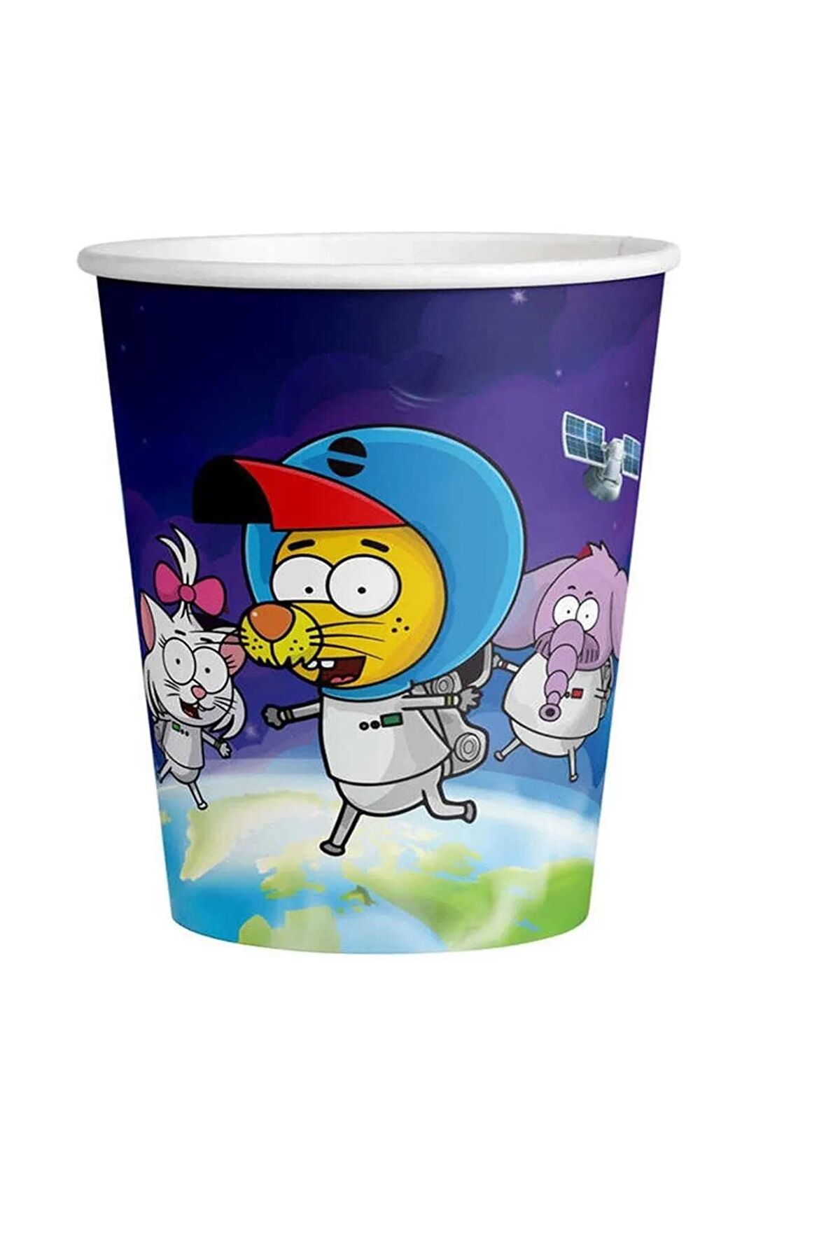 Kral Şakir Uzayda Karton Bardak 8'li(8 oz)