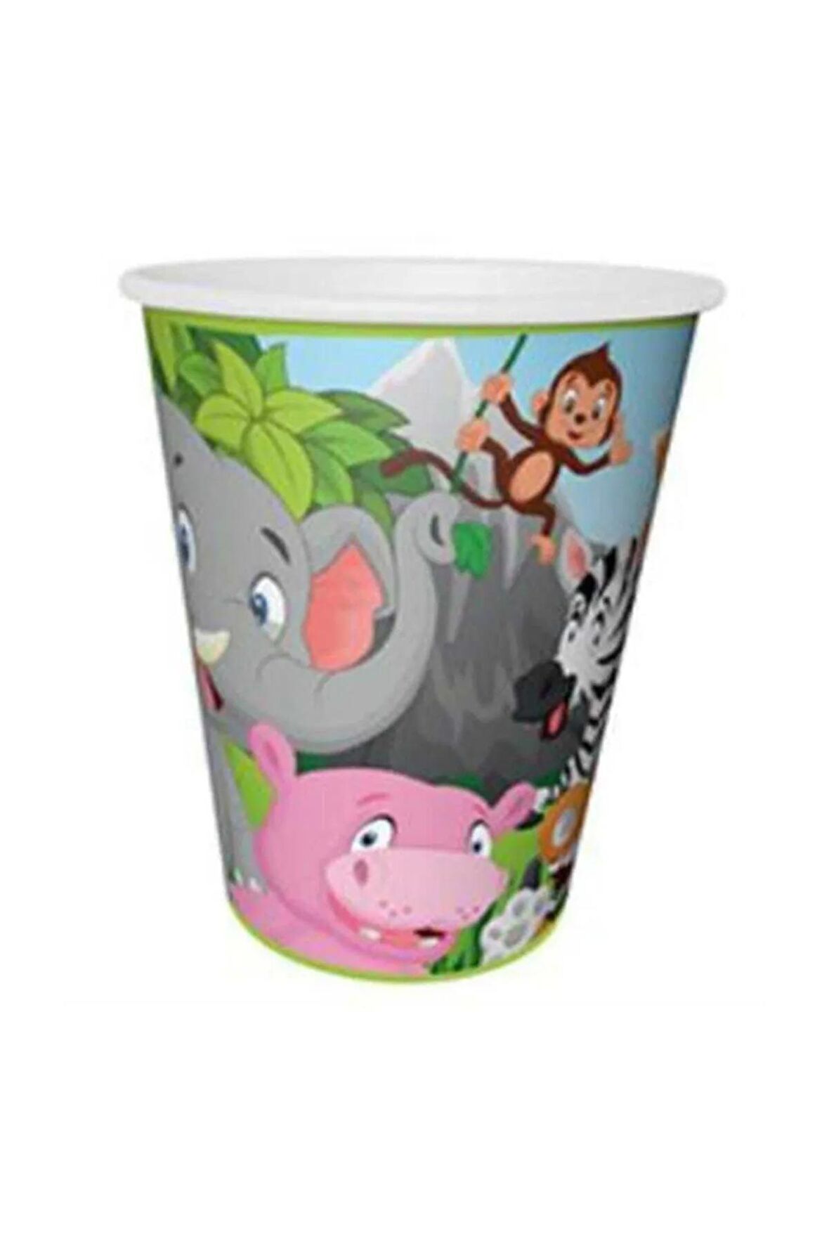 Safari Temalı Lisanslı Karton Bardak 8'li 8OZ