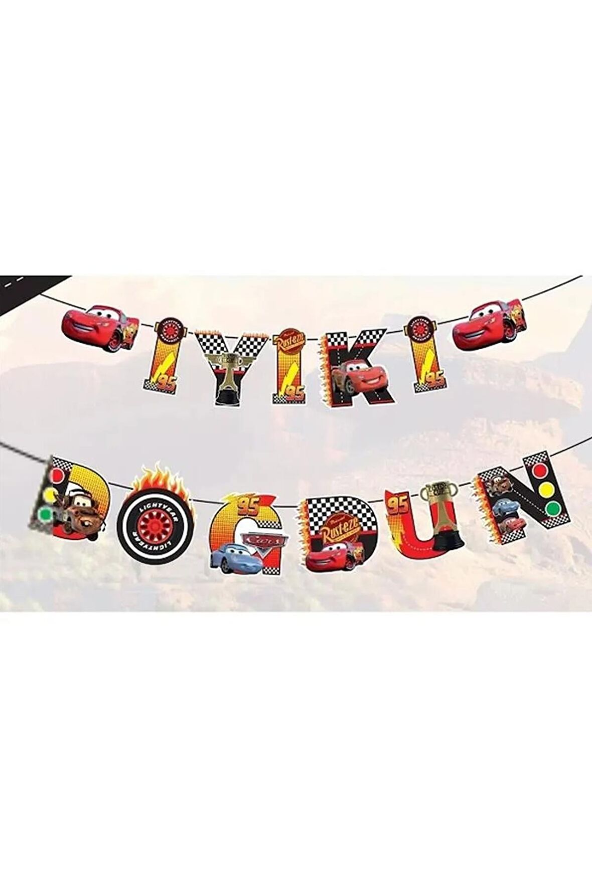 Karakterli İyiki Doğdun Uzar Banner Cars