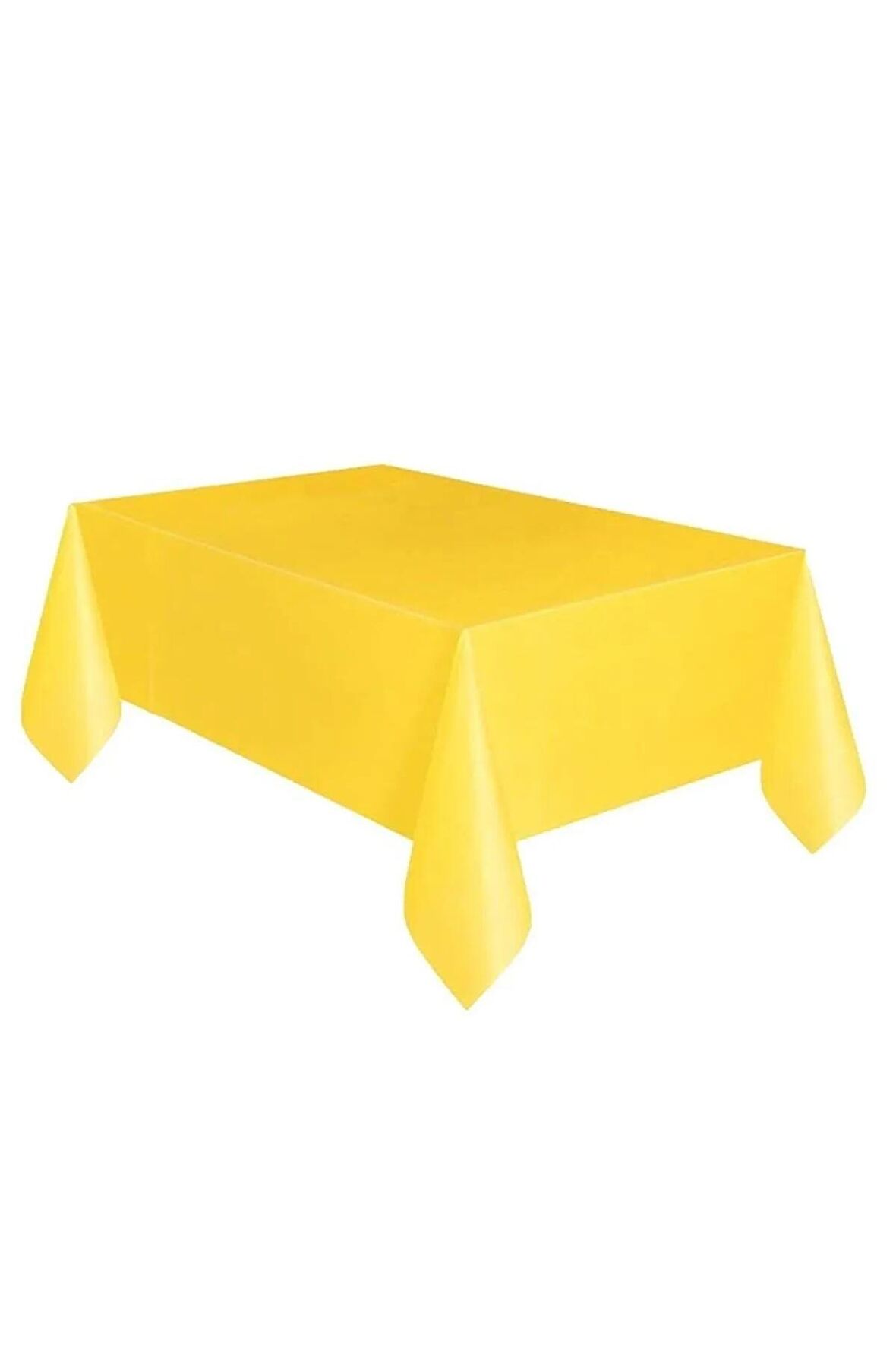 Plastik Masa Örtüsü Sarı(135x270 cm)