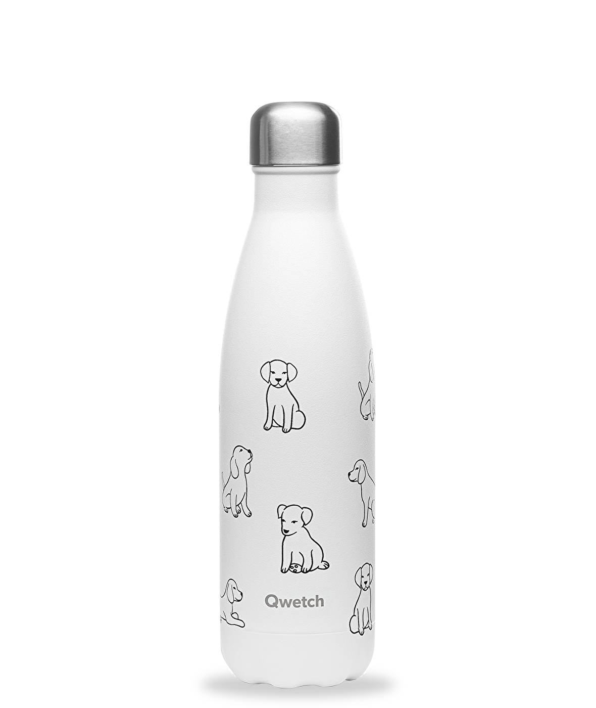 Qwetch QD3372 Isı Yalıtımlı 500ml Termos - Köpek Desenli