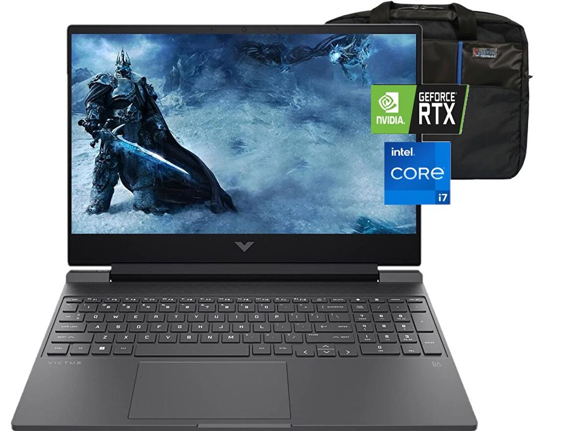 HP VİCTUS Gaming 16-d1034nt İNTEL CORE i7 12700H 16gb Ram 2tb SSD6GB RTX3060  Windows11Home 16.1" Fhd 144Hz Taşınabilir Bilgisayar 68P19EA12+ZettaÇanta