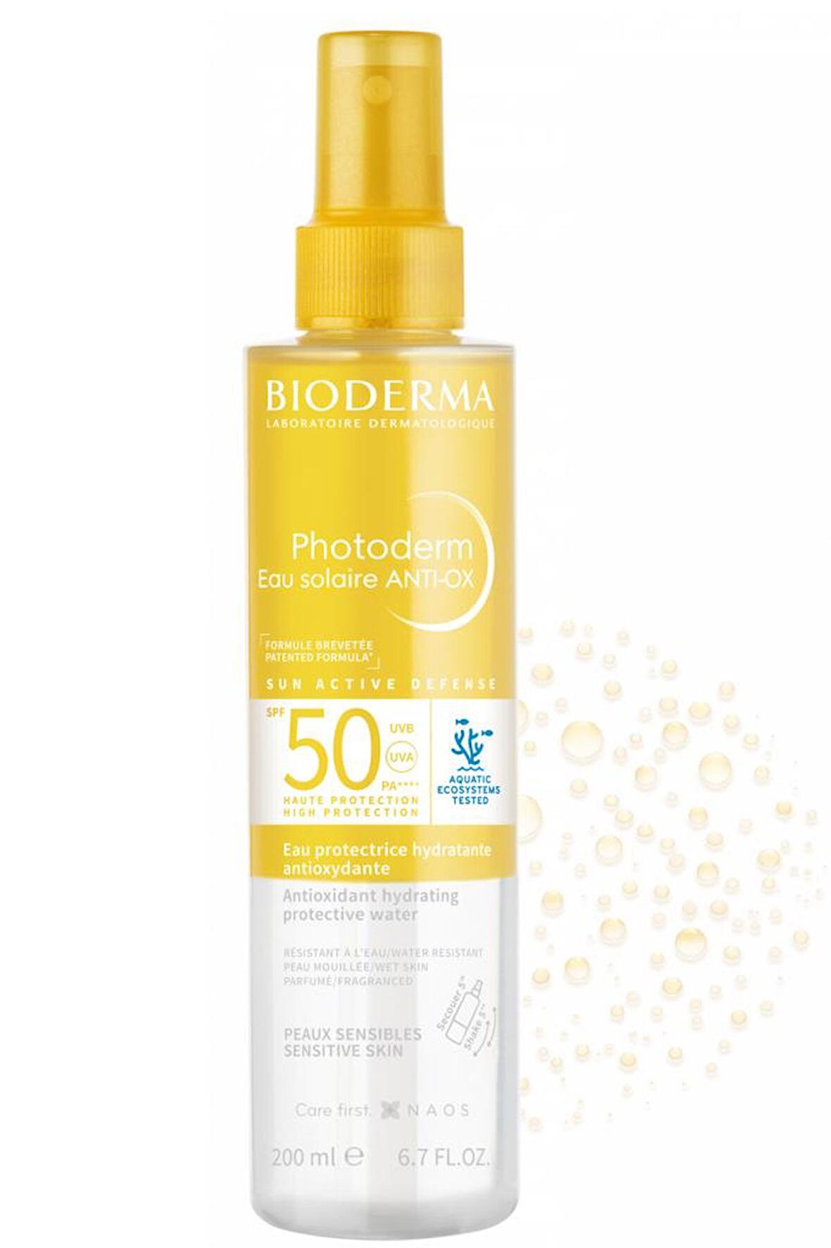 BIODERMA Photoderm Eau Solaire Anti-Ox SPF50 200 ml