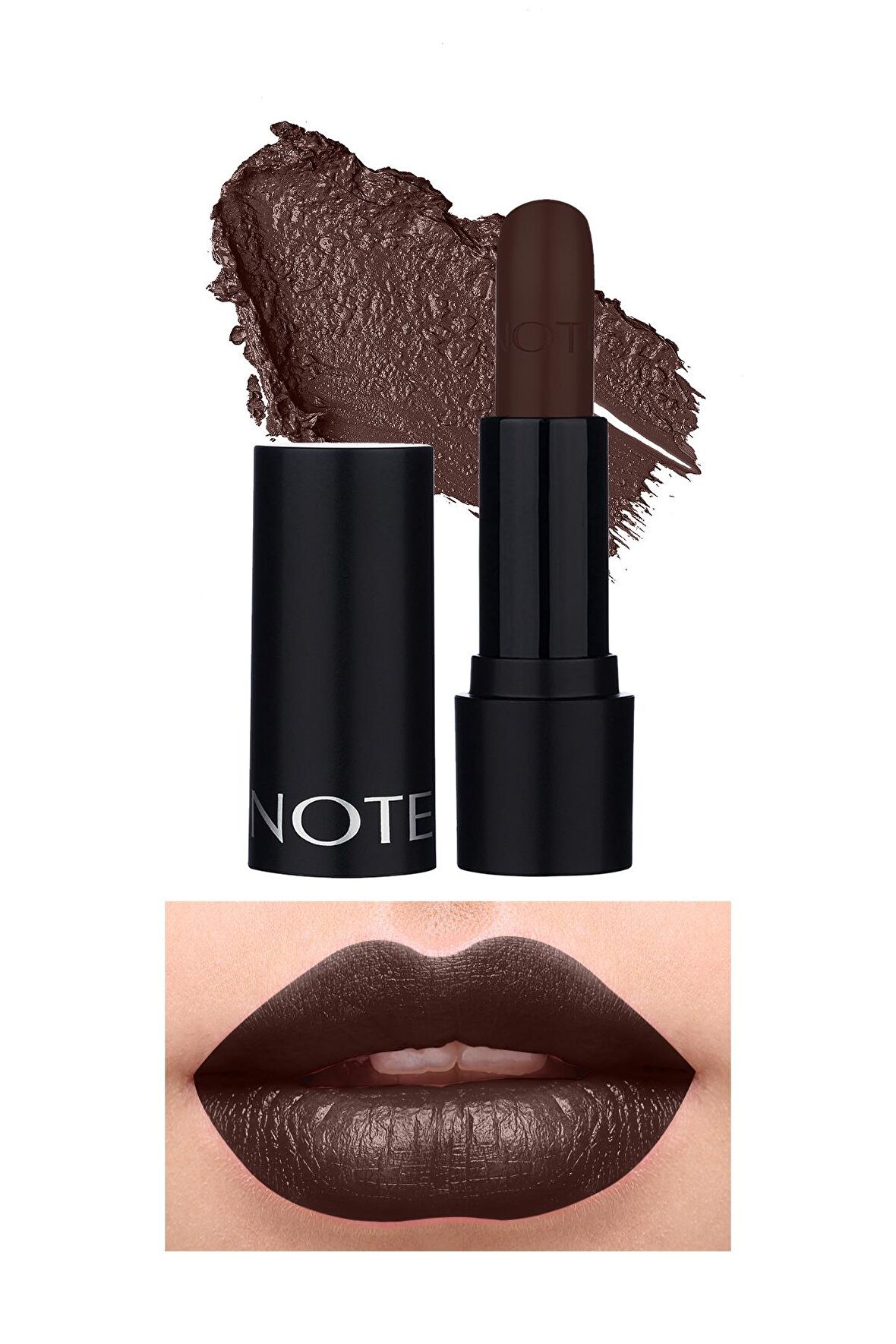 Note Deep Impact Lipstick Kremsi Dokulu Yarı Parlak Ruj 16 Mystic Violet - Kahverengi