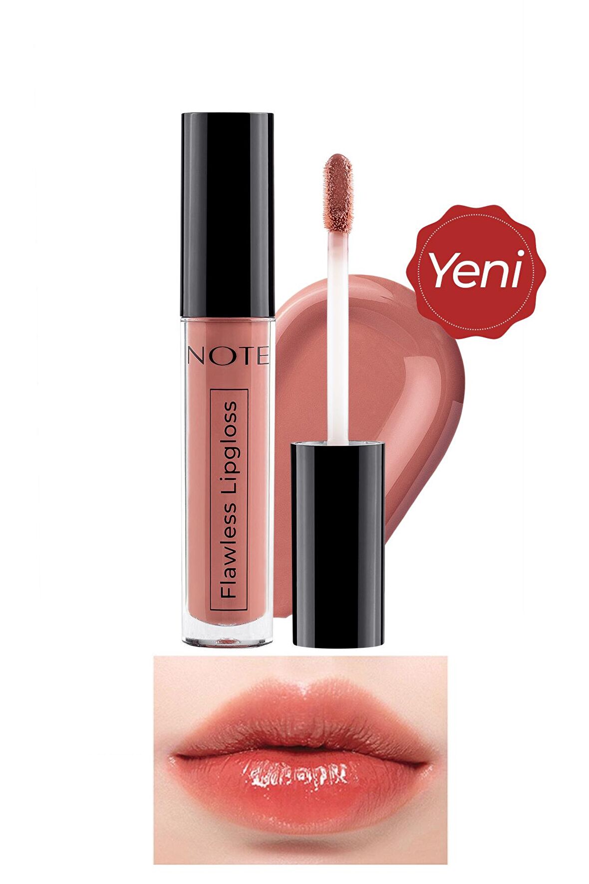 Note Flawless Lipgloss Nemlendirici Etkili Parlak Ruj 02 Delicate Pink - Pembe