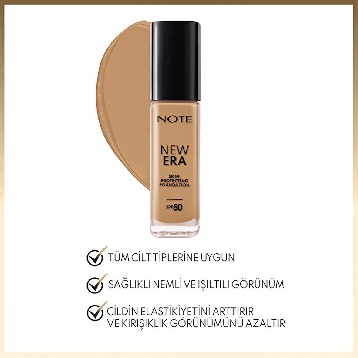 NOTE FONDÖTEN & NEW ERA SKIN PROTECTING FOUNDATION NO:180