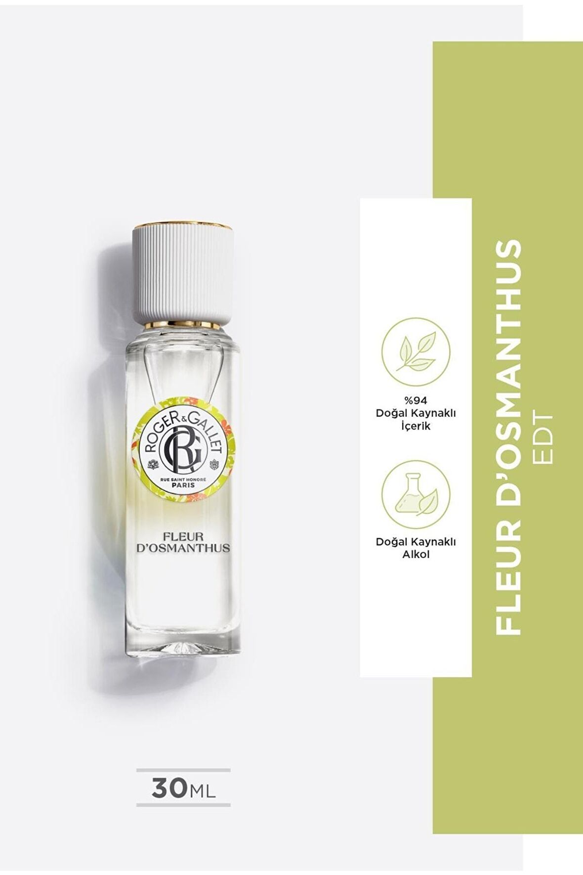 Fleur D’osmanthus Edt Mandalina, Osmanthus Özlü, Çiçeksi-meyvemsi, Enerji Veren Parfüm 30 Ml