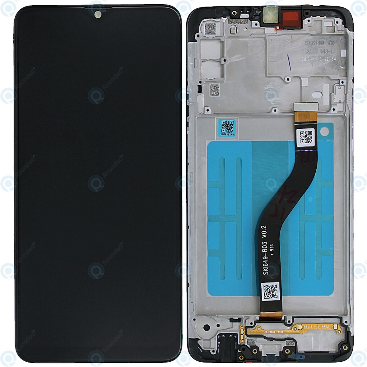 Samsung Galaxy A20S Uyumlu Çıtalı OLED LCD Ekran + Dokunmatik SM-A207F