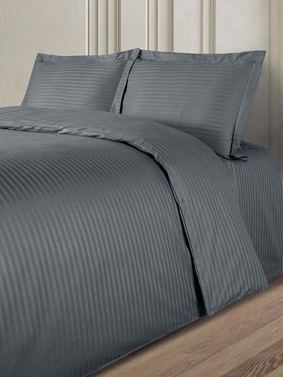 Nevresim Takımı Çizgili Cotton 200x220