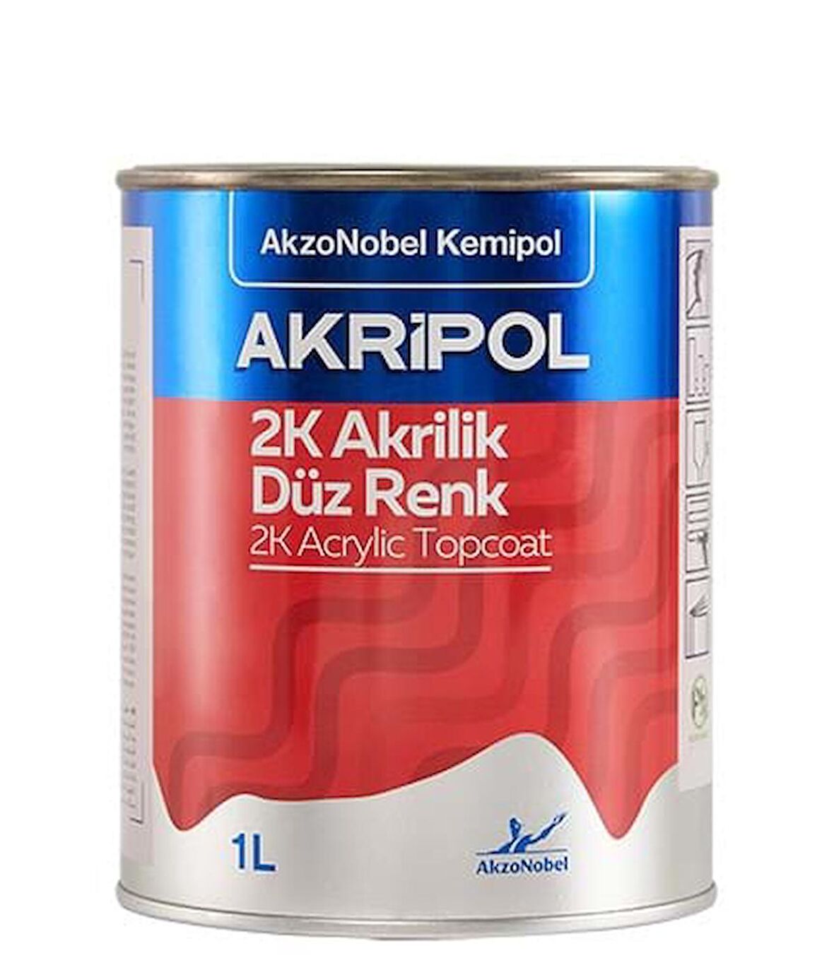 AkzoNobel AkzoNobel Akripol 2k RENAULT TR-77945 YEŞİL Akrilik Sonkat Oto Boyası 1 Litre