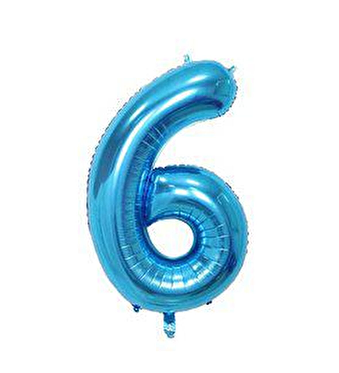 FOLYO BALON RAKAM 6 MAVİ 100CM