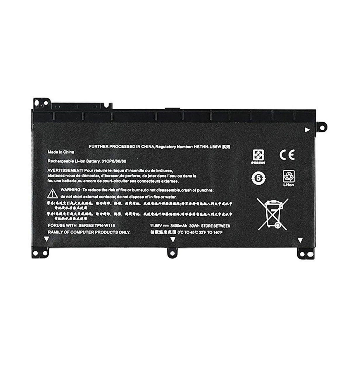 Hp Pavilion 13-u x360 m3-u x360 Stream 14-ax BI03XL ON03XL Batarya Pil