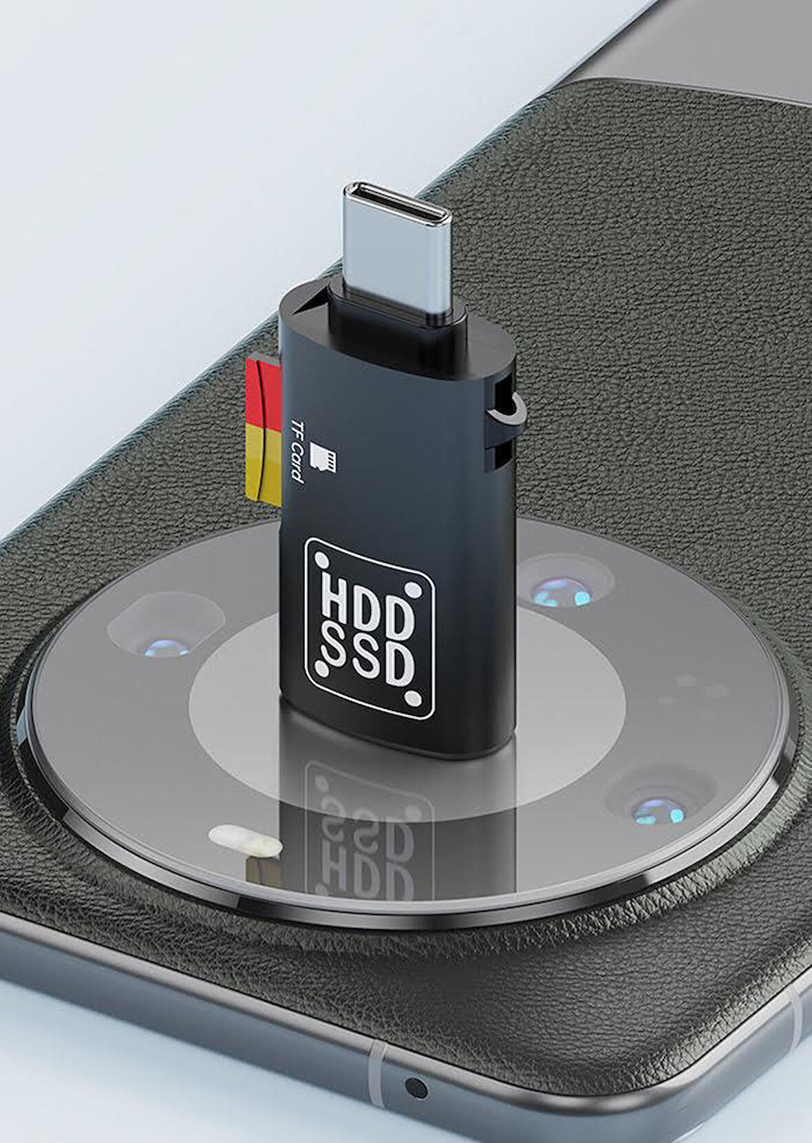 Coofbe Type-c to Usb ve Type-c TF Kart Çevirici Otg Dönüştürücü Type-c to Usb Kart Okuyucu Dönüştürücü