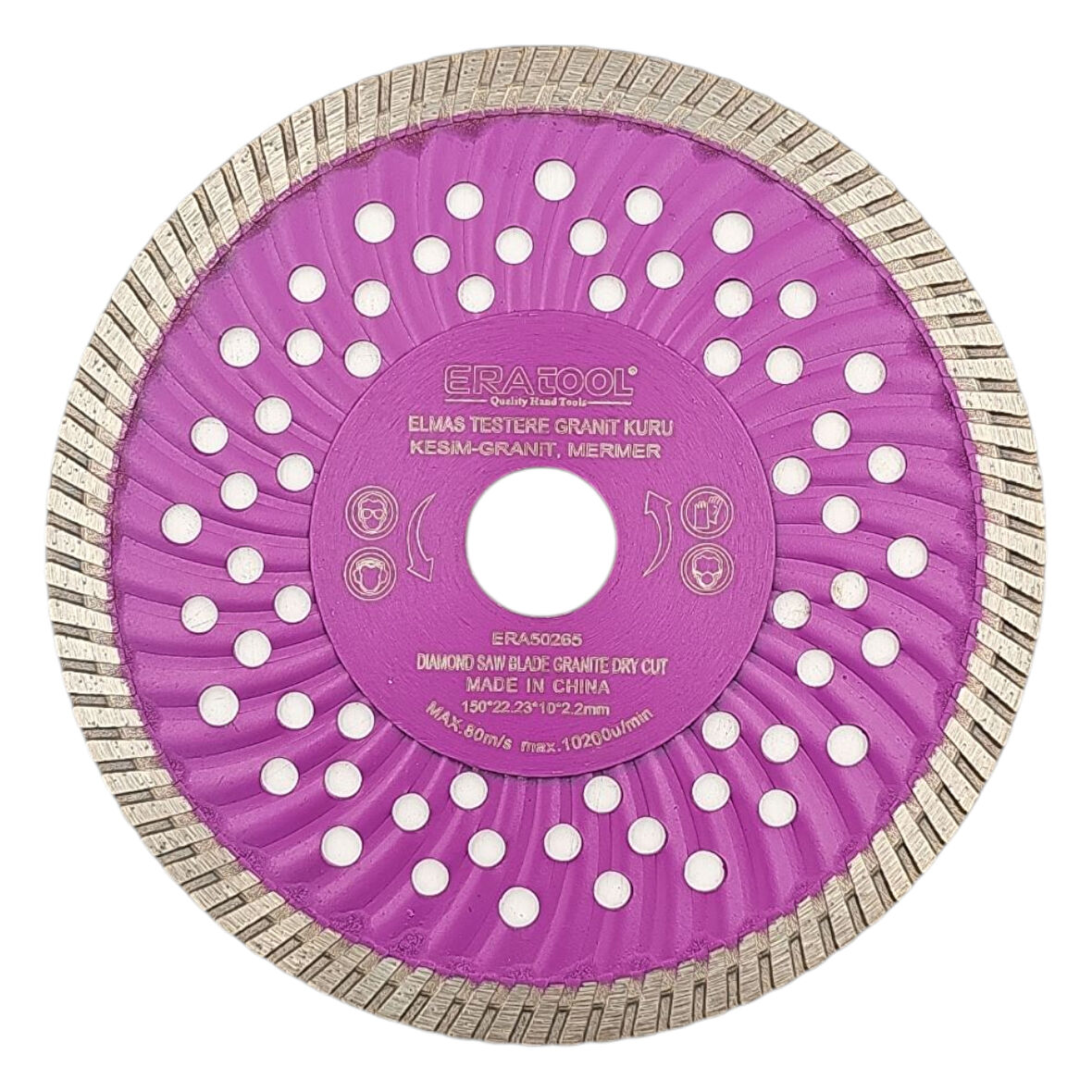 Fixonic Eratool ERA50265 150mm Elmas Testere Kuru Granit Kesim