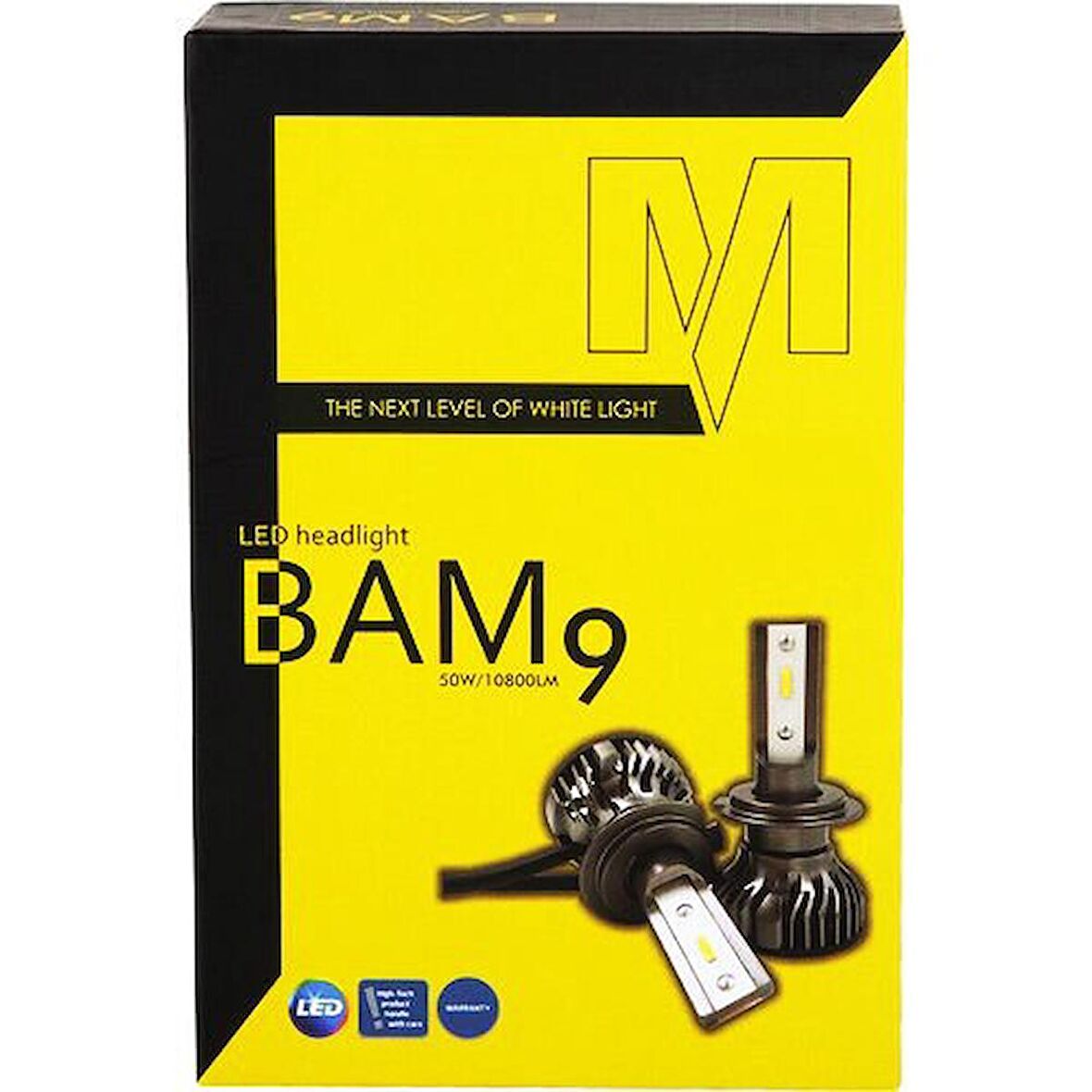 9005 BAM9 Mach Led Xenon Beyaz 12V / 50W / 10800 Lumens