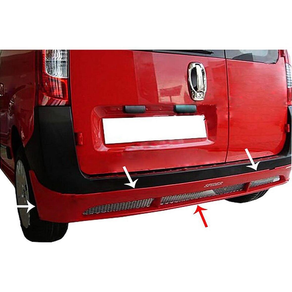 Fiat Fiorino Arka Karlık Boyalı