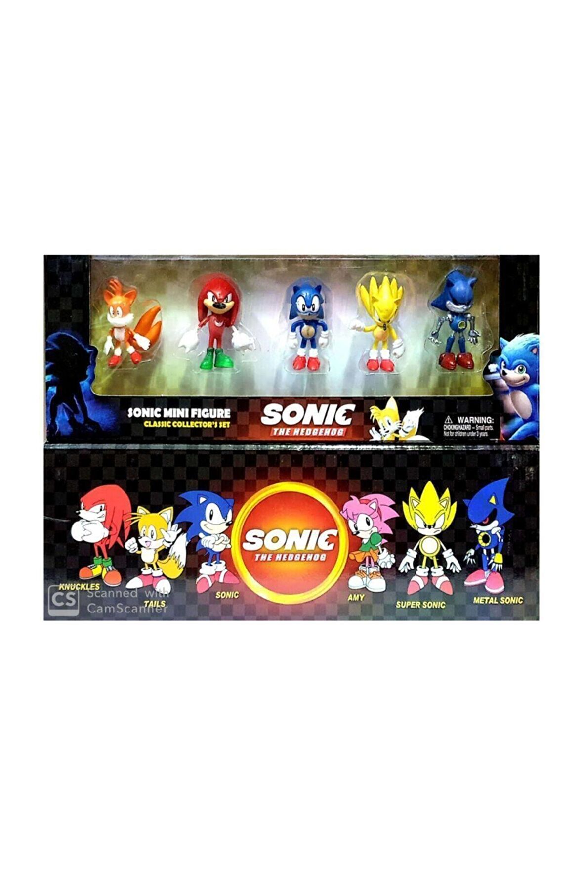 Sonic Oyuncak 5 Li Set Figür