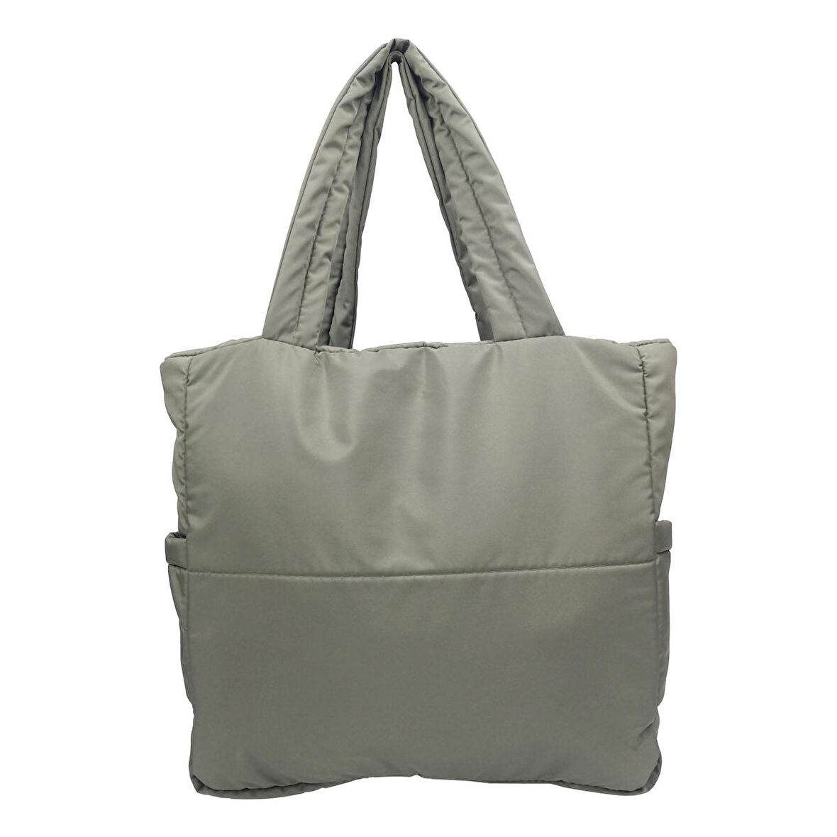 SİA ÇANTA Samilon Kabartmalı Puf Kumaş Shopper Çanta Rahat Omuz Askılı Hafif , İç Astarlı Yanlar Matara Bölmeli Kaliteli Mükemmel İşçilik