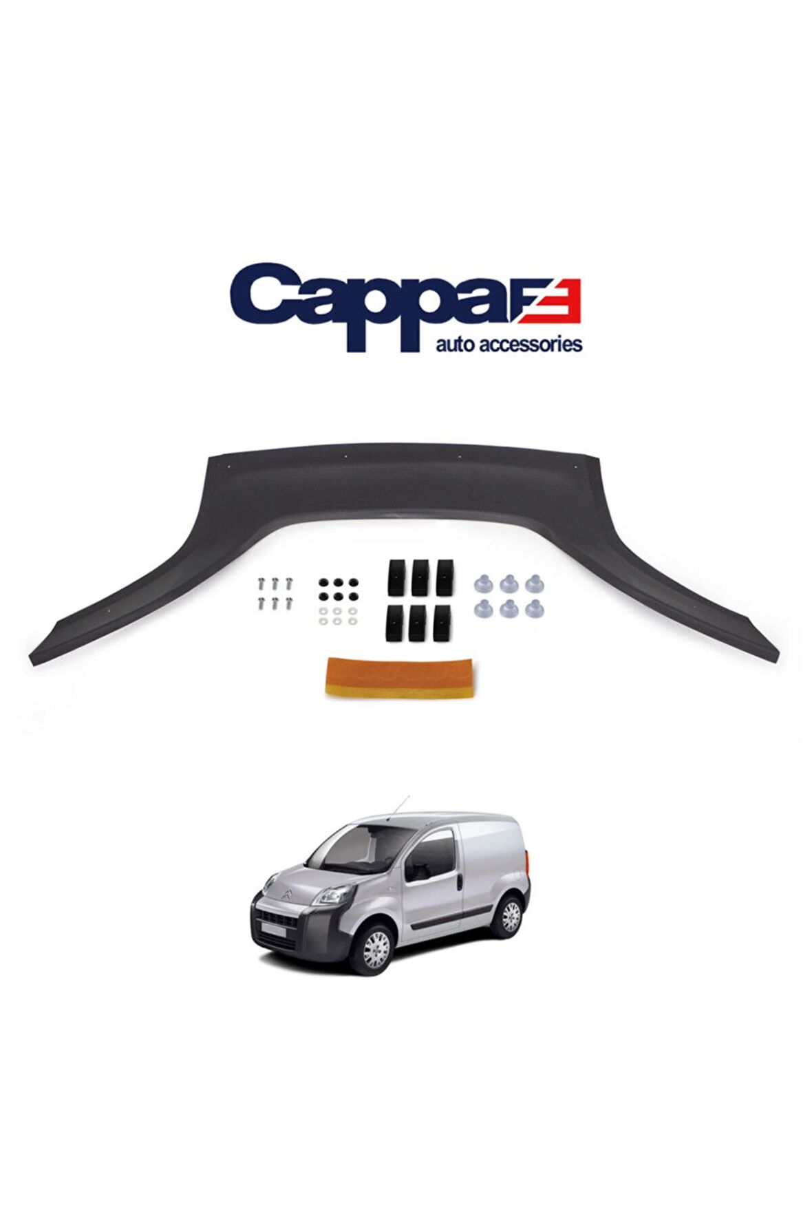 Citroen Nemo 2007-2016 Yılı Arası Ön Kaput Koruyucu Rüzgarlığı
