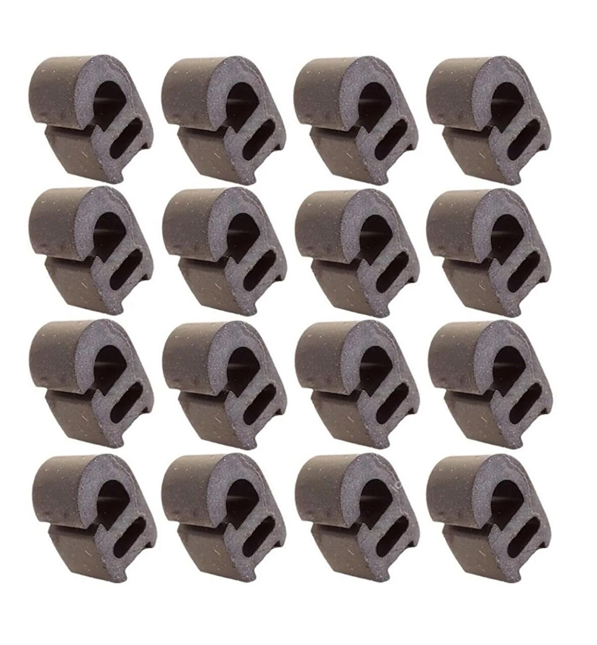 Ocak Izgara Demiri Lastiği 16 Adet Lastik Izgara Tampon  Takoz